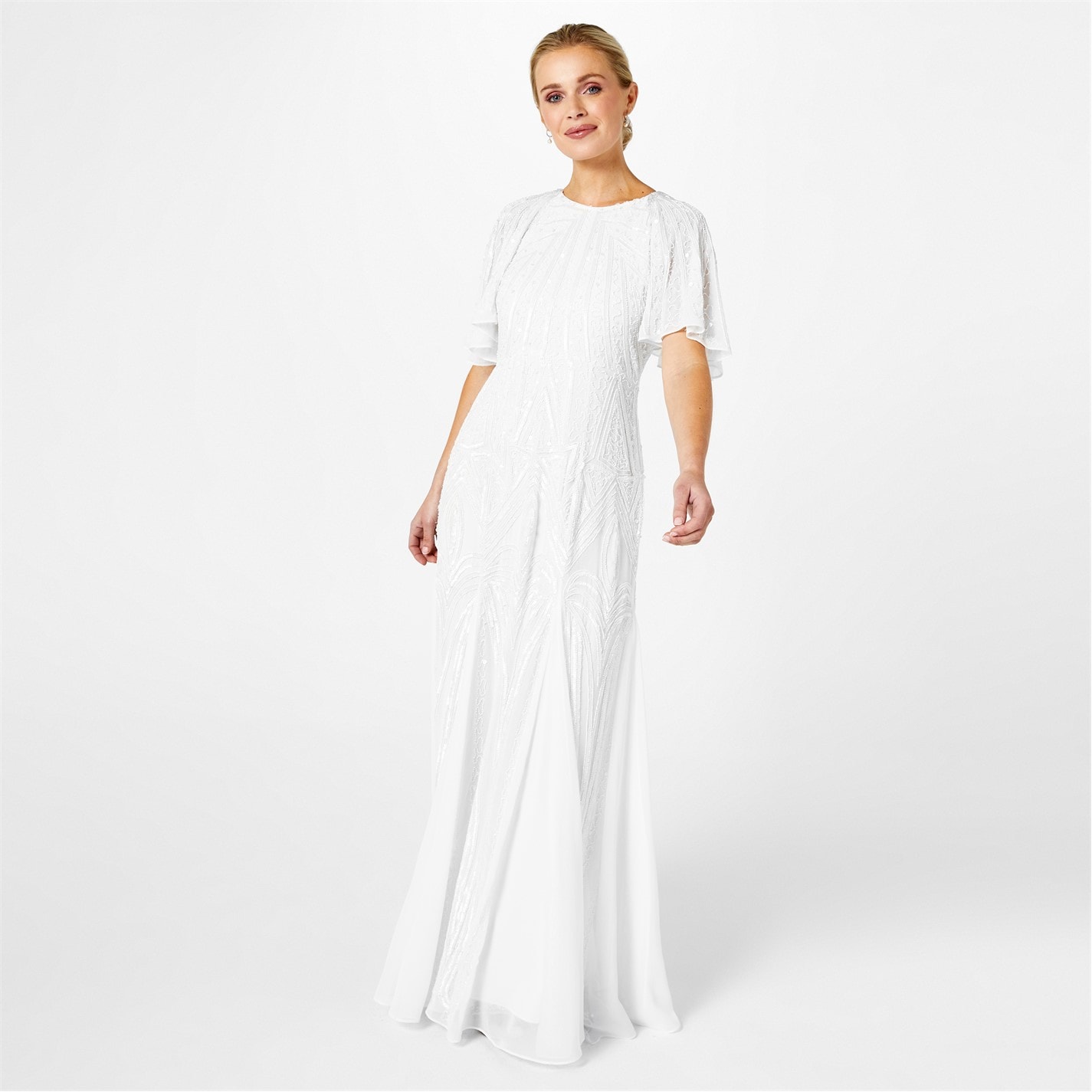 Biba Biba Embellished Wedding Dress White FRASERS