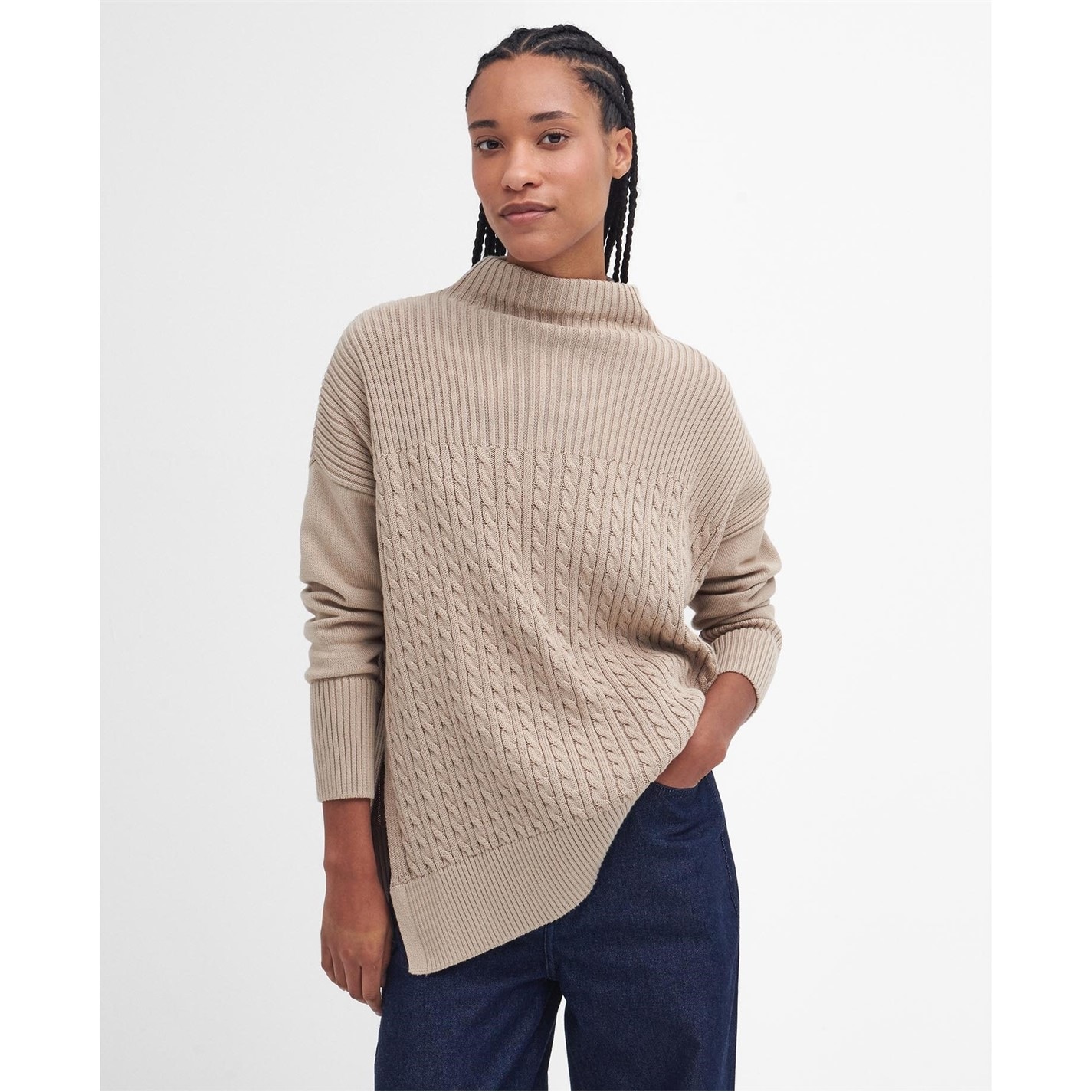 Guernsey Jumper Pure Wool Jumper Womens Barbour Sweater Price