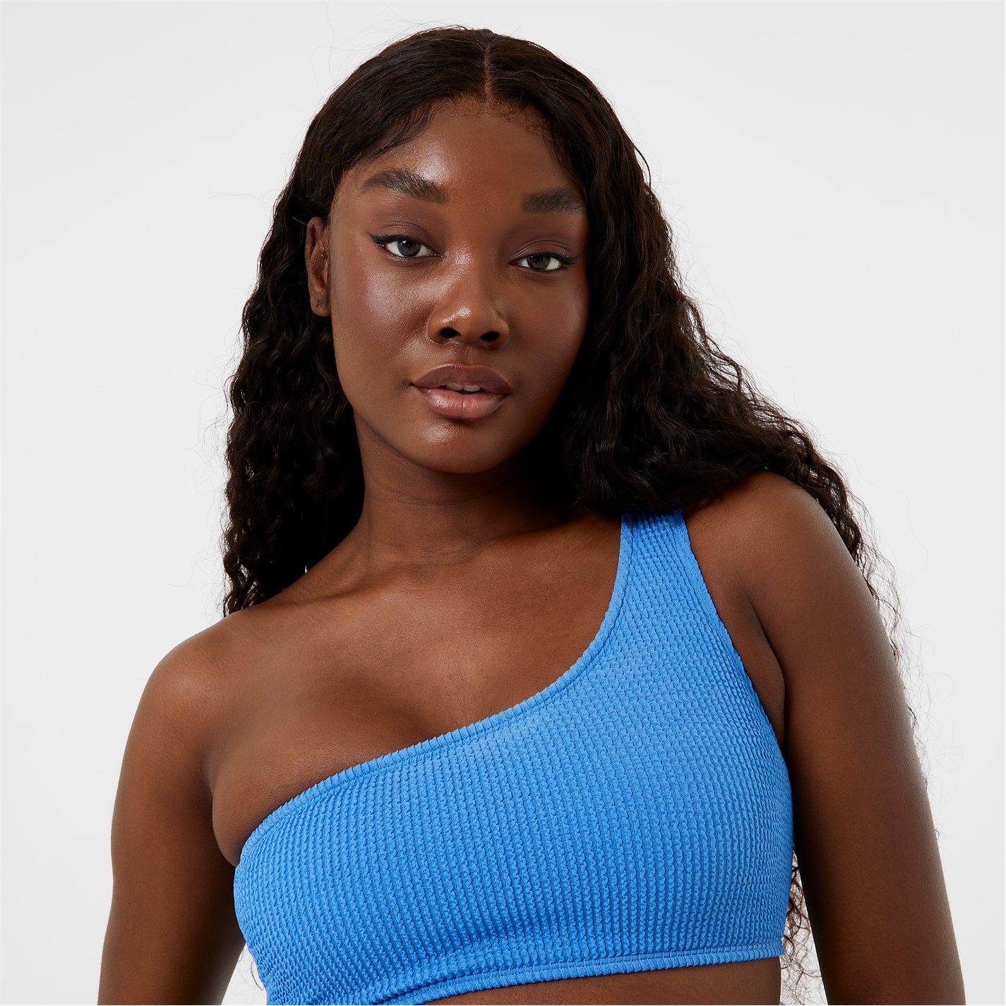 Jack Wills Crinkle Asymmetric Bikini Top Crop Top Bikinis House