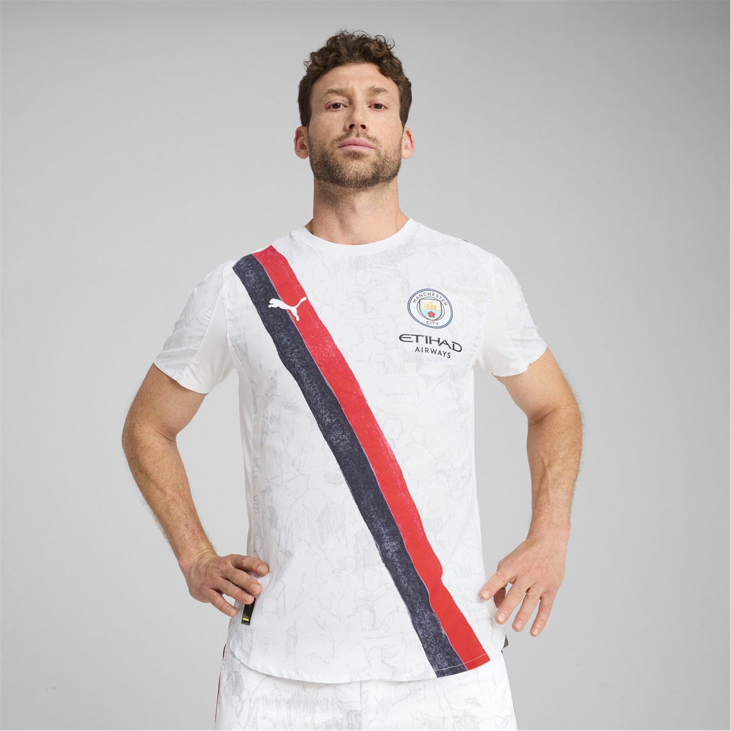 Puma | x KidsSuper Manchester City Authentic Away Shirt 2025 2026
