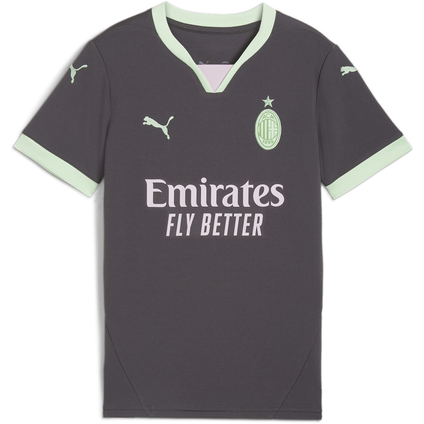 Puma AC Milan Third Shirt 2024 2025 Juniors Grey FRASERS Ireland