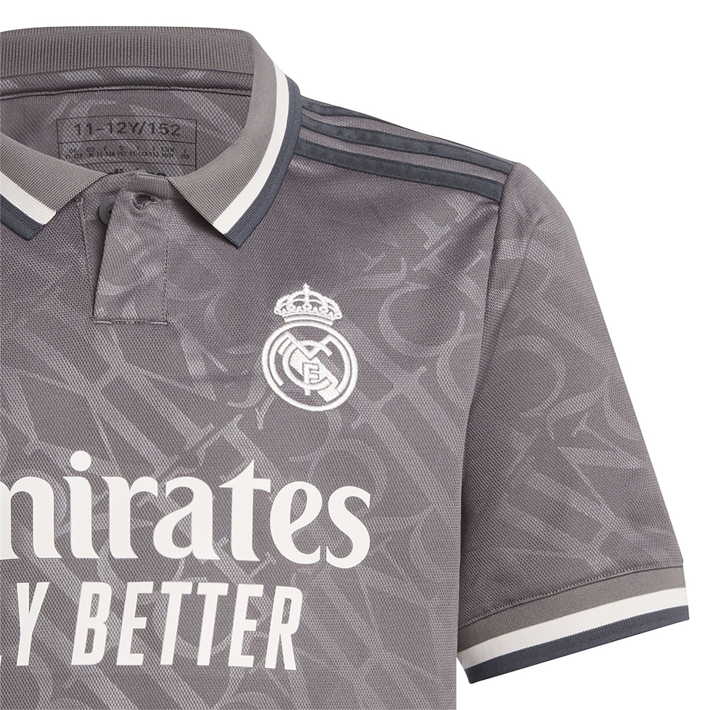  Real Madrid XL グレー シャツ adidas | Real Madrid Third Shirt 2024 2025 Juniors | Grey