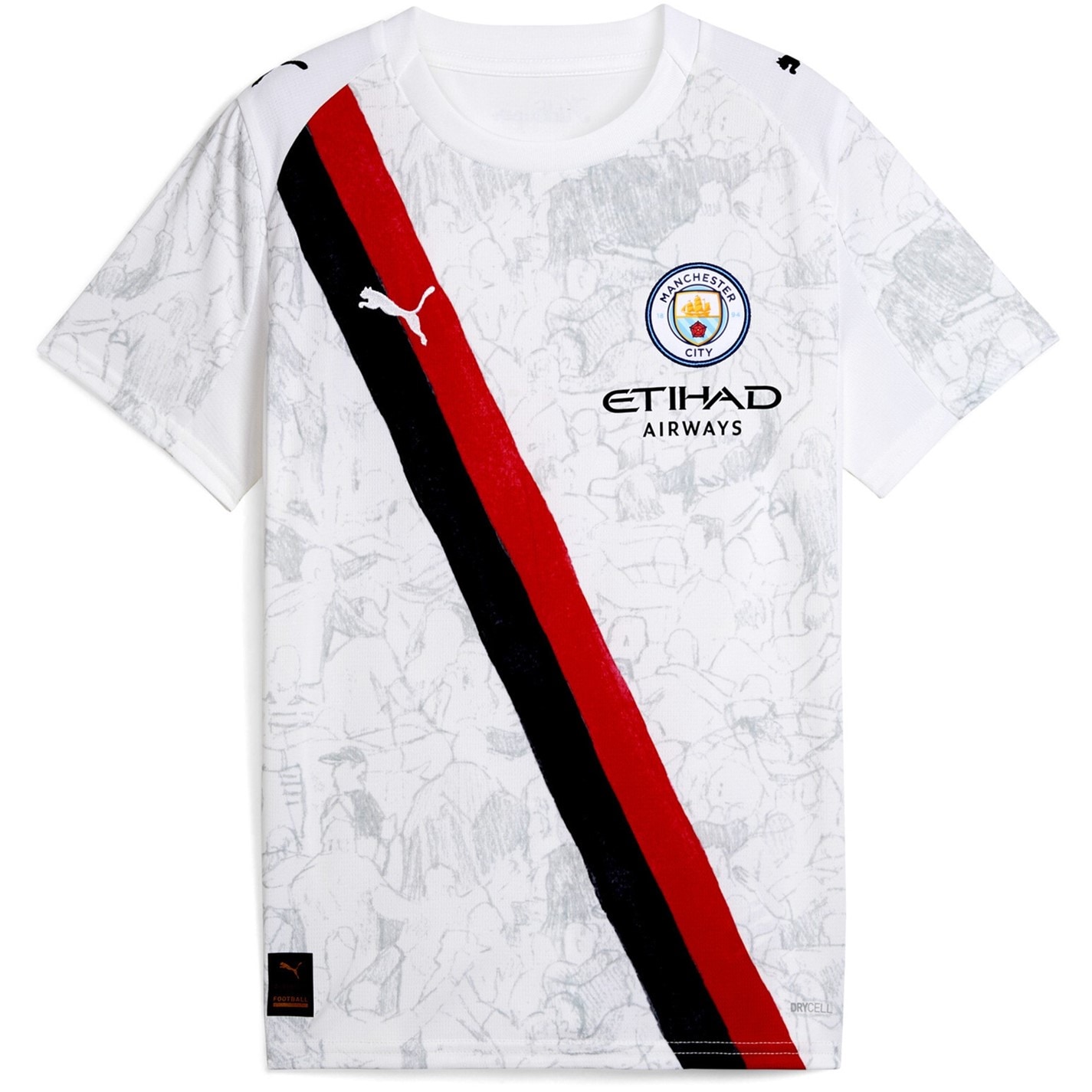 Puma x KidsSuper Manchester City Away Shirt 2025 2026 Juniors