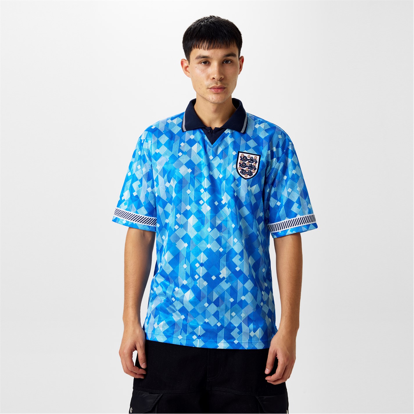 ウェア England 1990 World Cup Third Shirt Score Draw | England World Cup Third Shirt 1990 | Blue | FRASERS