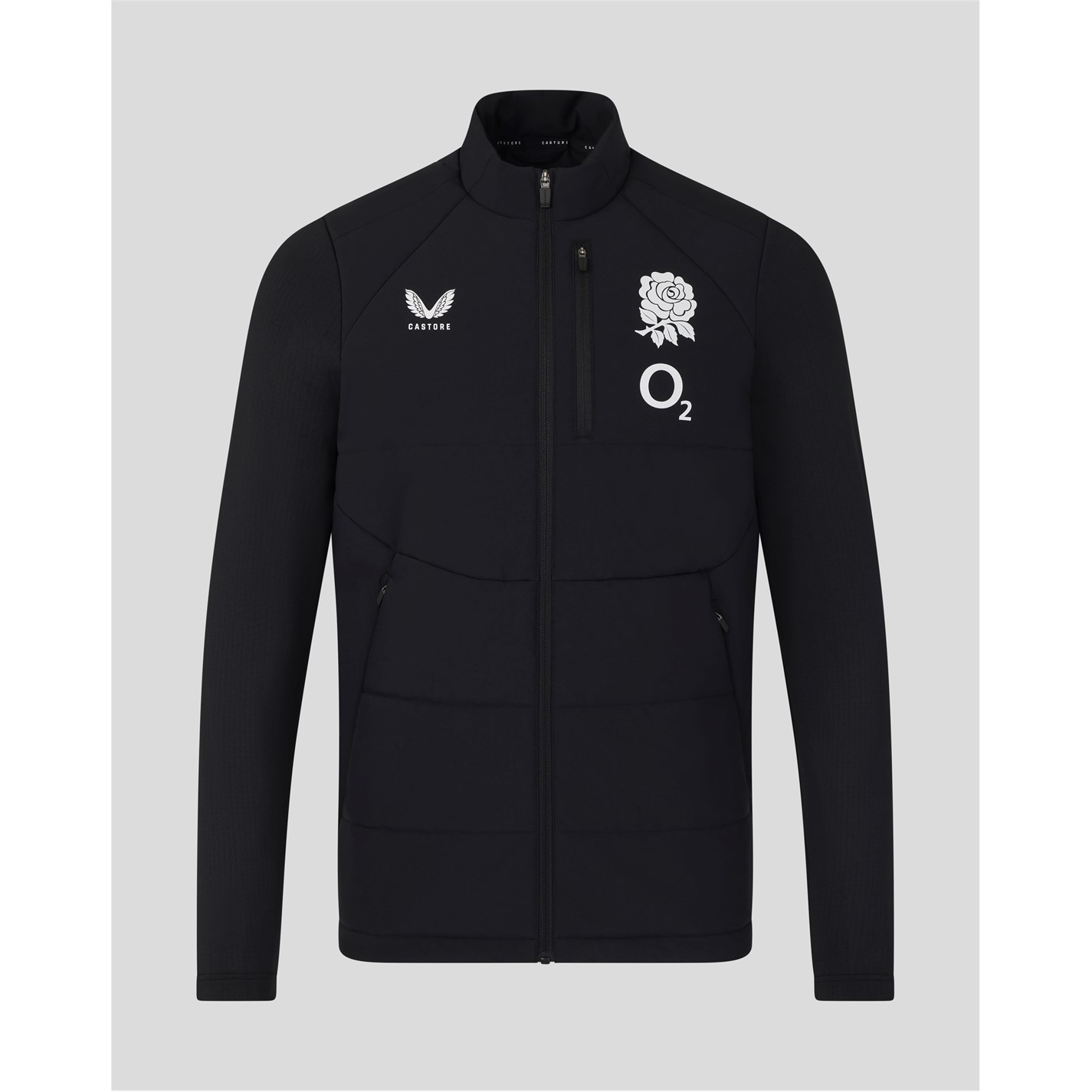 Castore | Mens England Rugby 2026 Training Jacket | Black/Persian ...