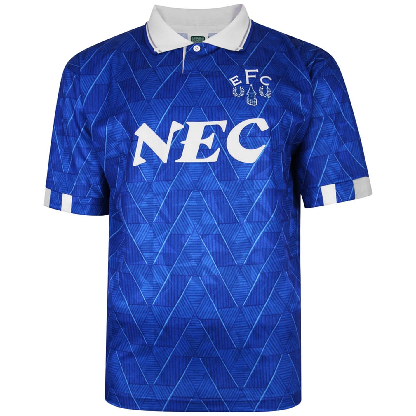 Score Draw | Score Draw Everton Home Shirt 1989/90 | Blue