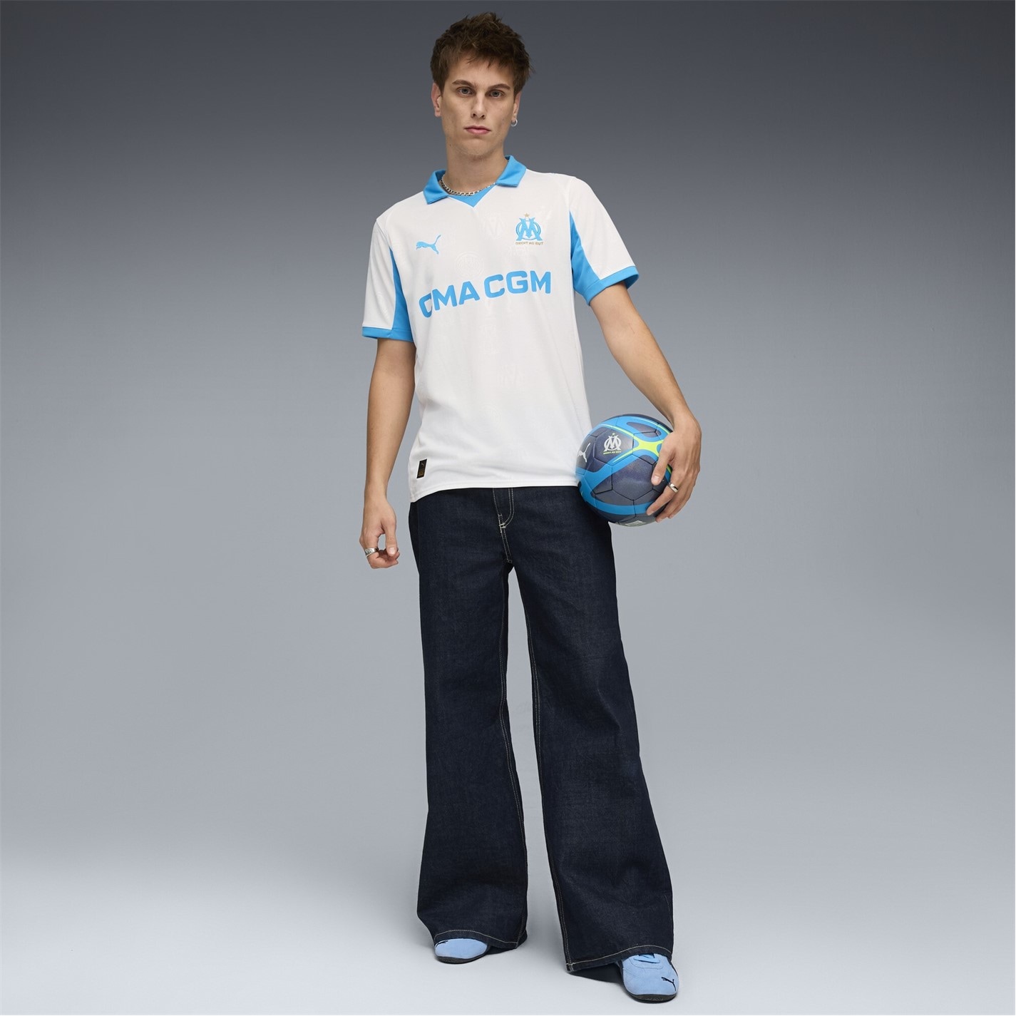 Olympique de Marseille OM maillot foot domicile 2025 2026