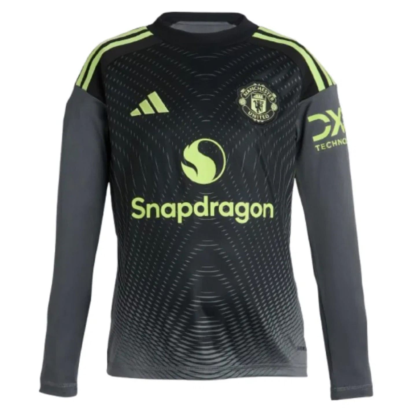 adidas Manchester United Long Sleeve Goalkeeper Shirt 2025 2026 Juniors