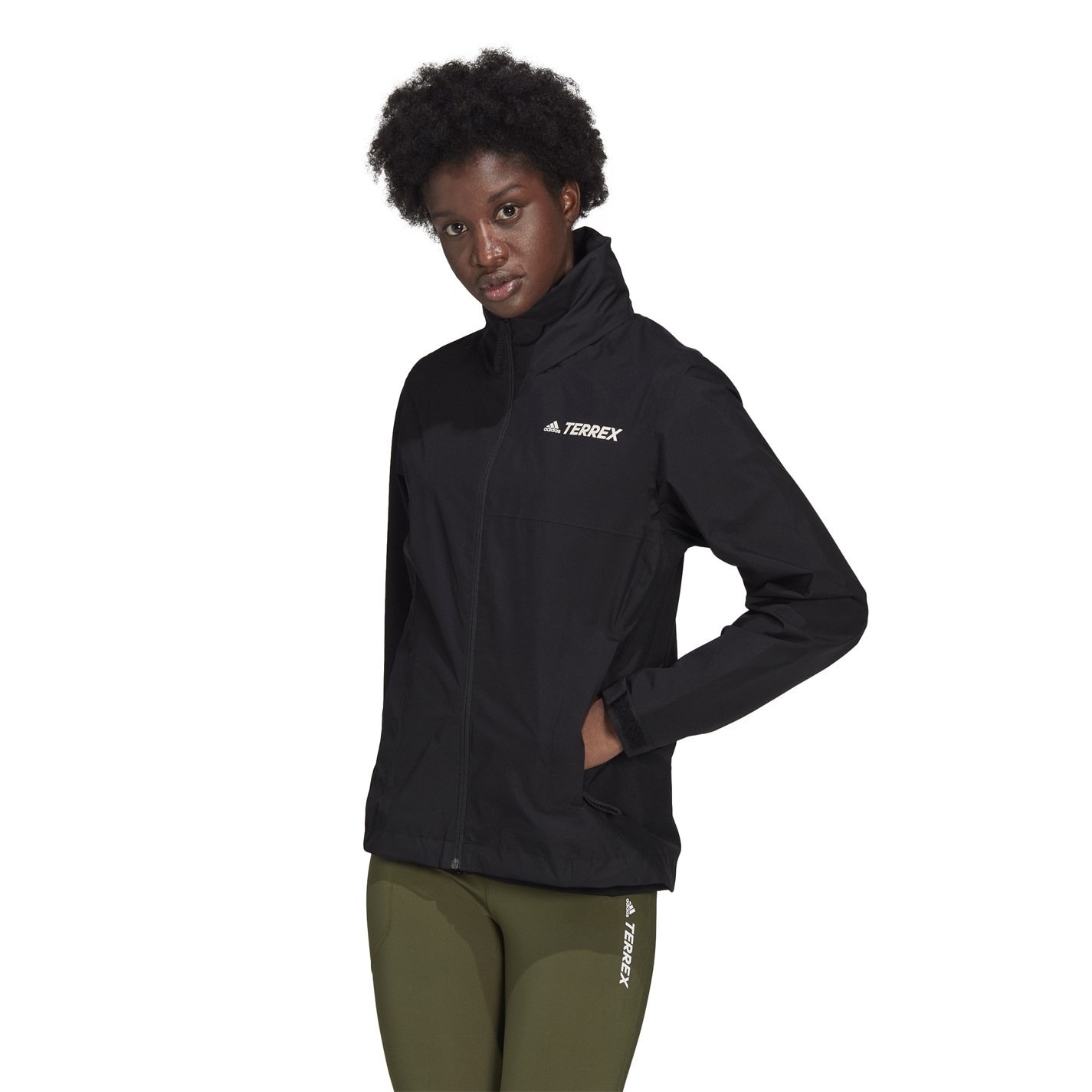 adidas | Terrex Multi RAIN.RDY Primegreen Two-Layer Rain Ja | Black |  FRASERS