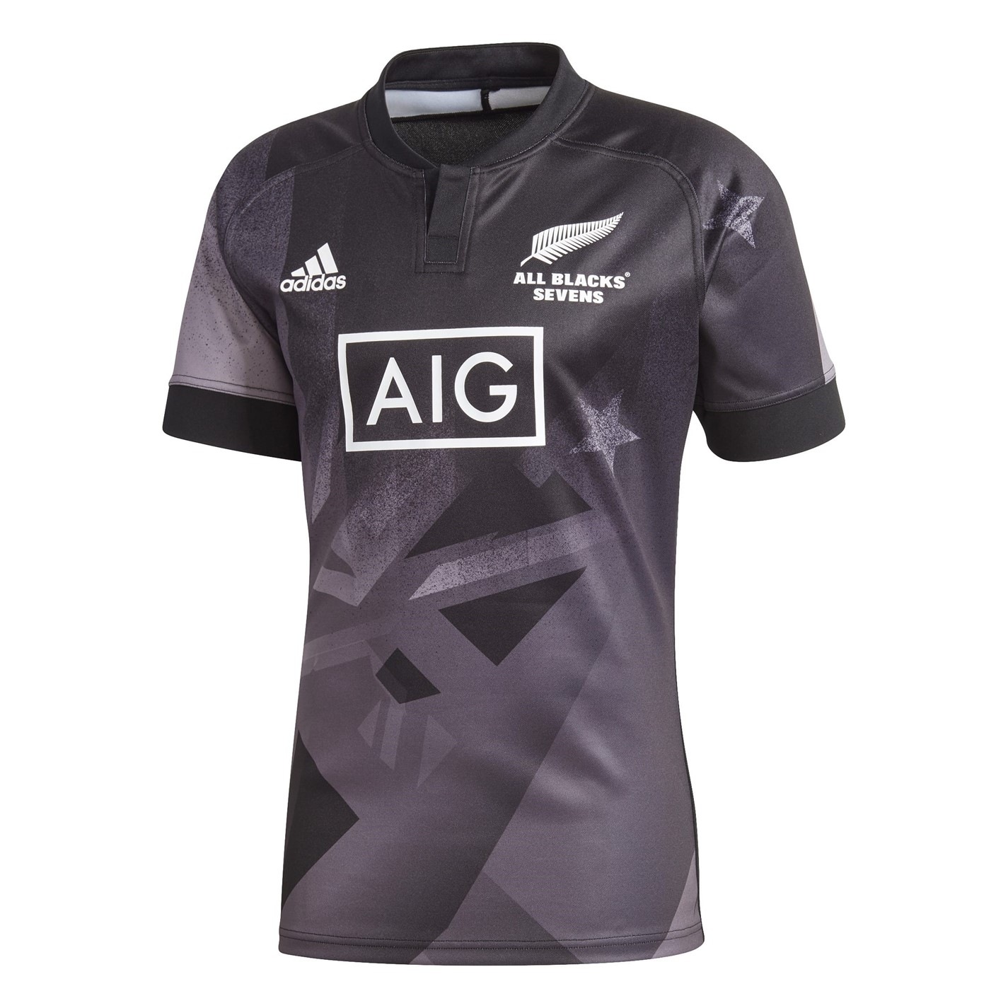 adidas all black rugby shirt