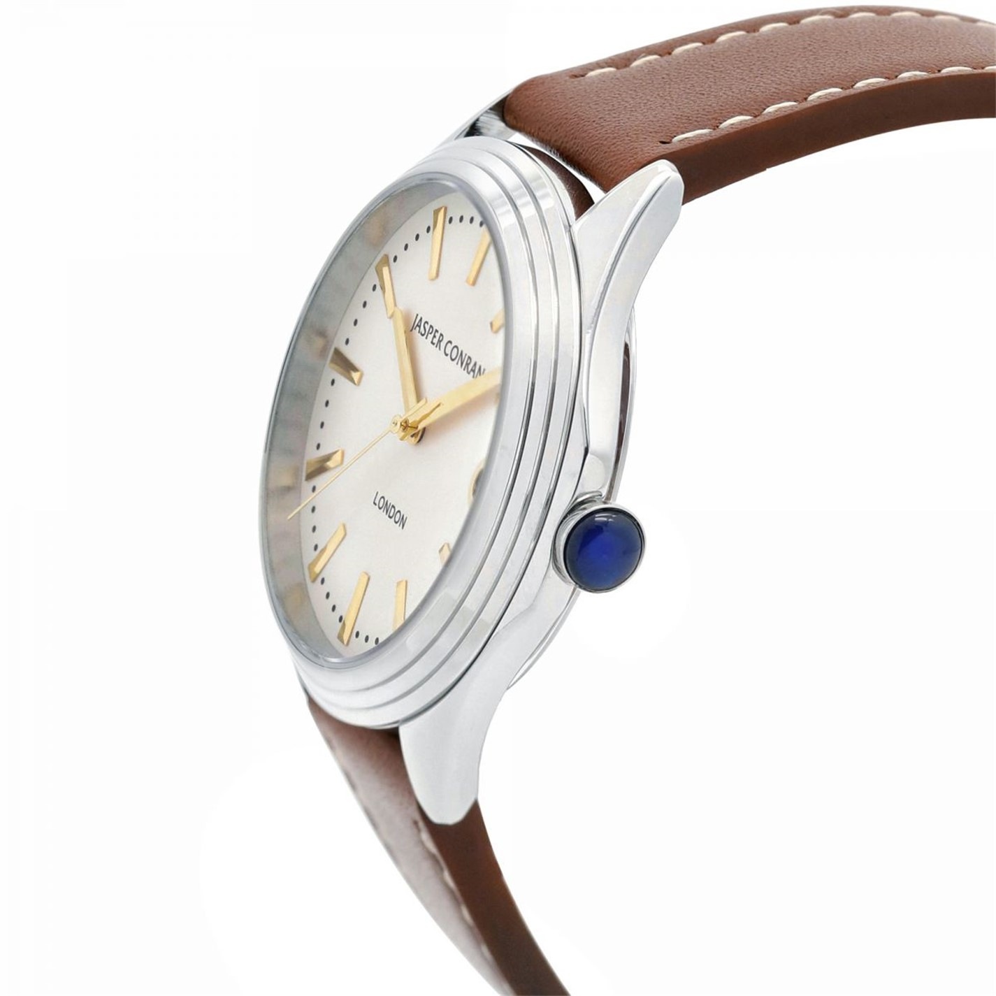 Jasper Conran London 40mm White and Brown Watch J1L106021