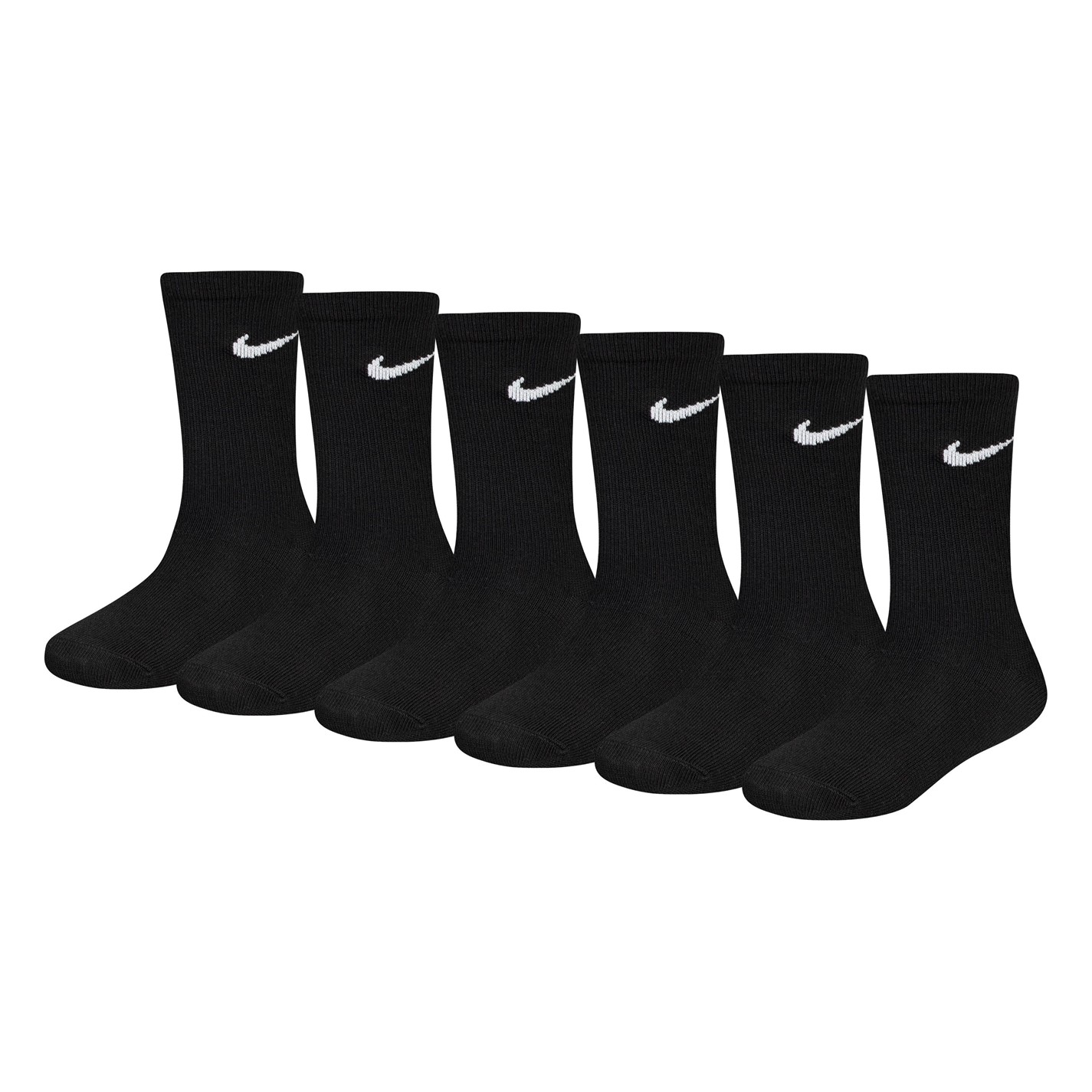 Nike 6 Pack of Crew Socks Childrens Crew Socks House of Fraser
