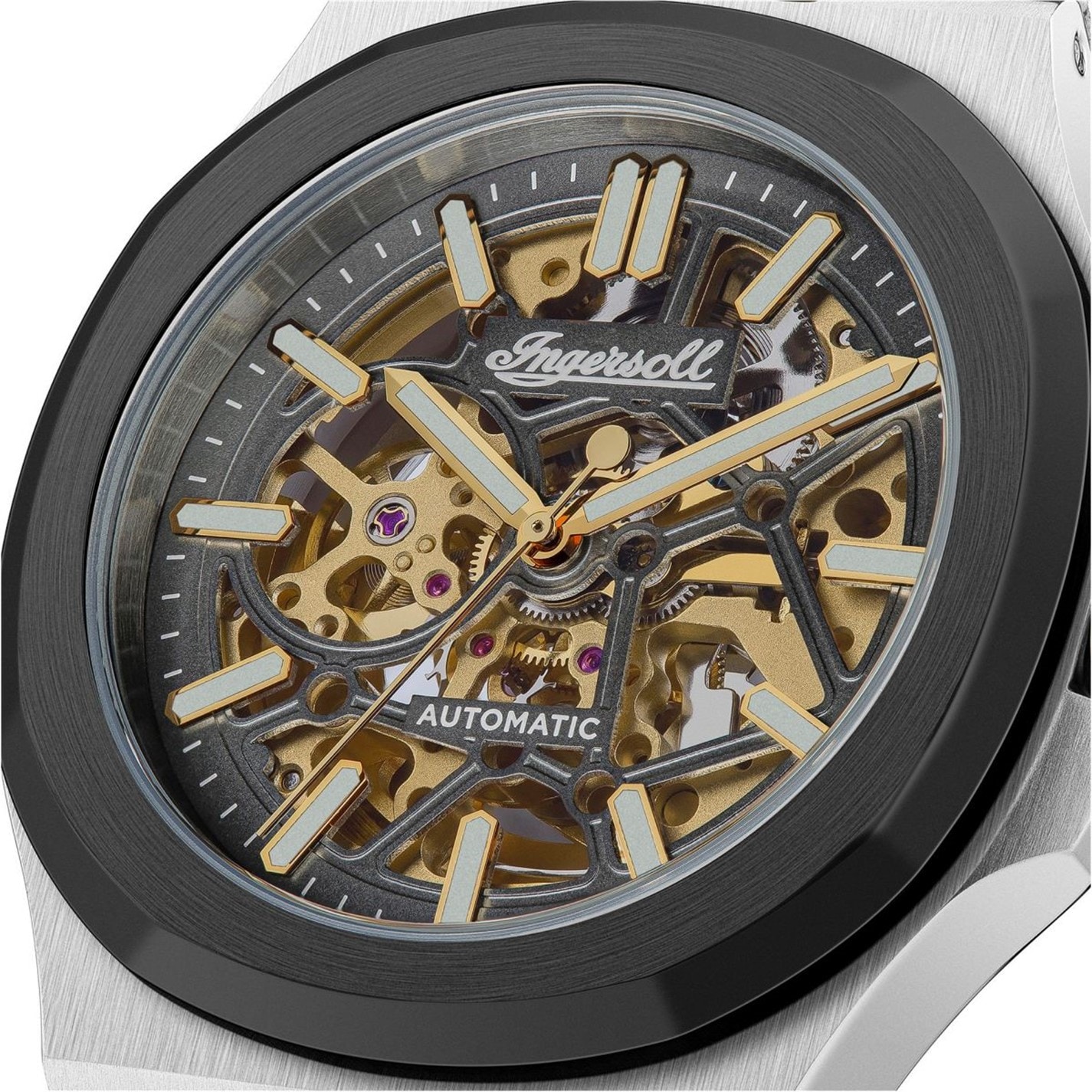 Ingersoll 1892 The Catalina Silver Black Watch I12504 Silver