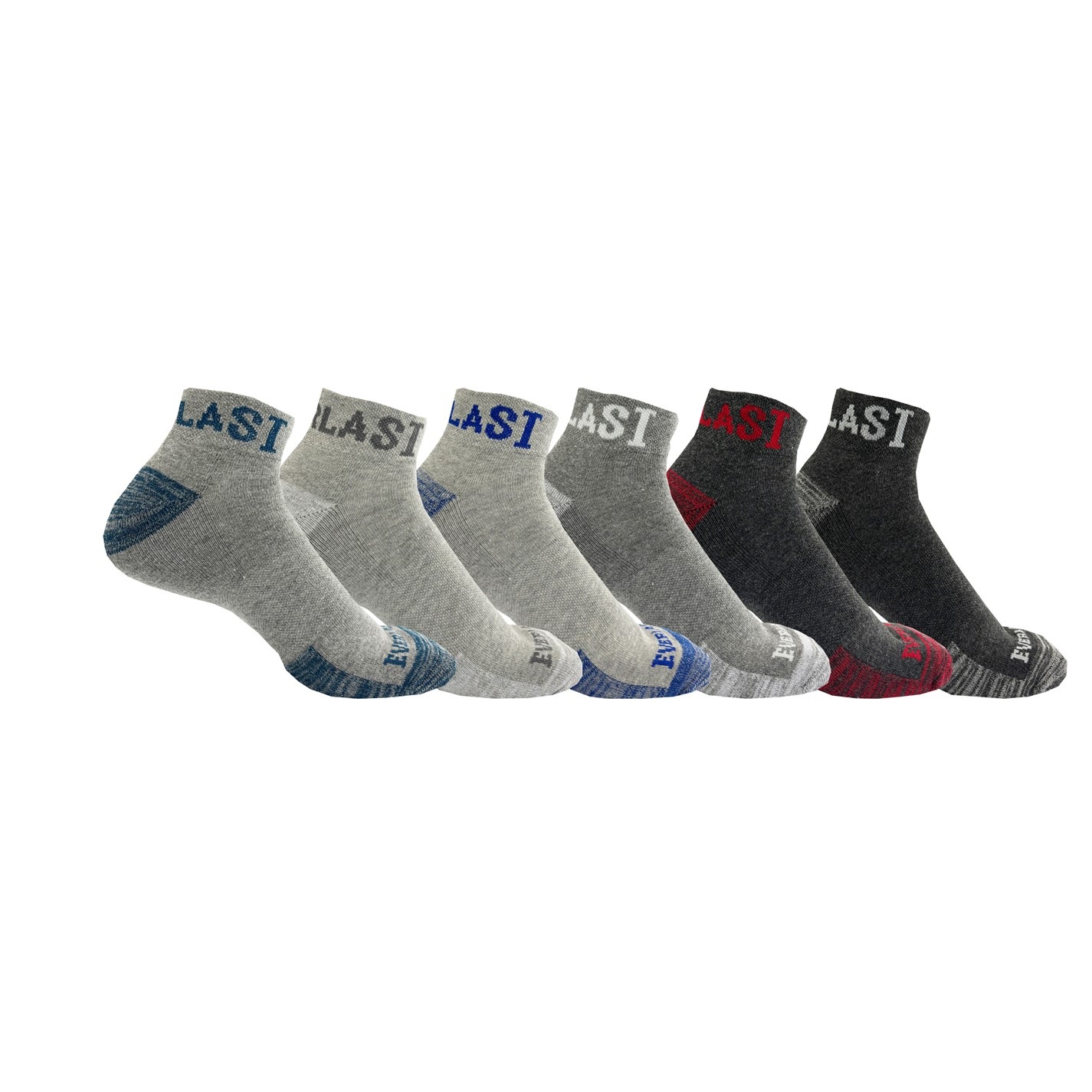 Everlast Quarter 6 Pack Socks Mens Quarter Socks House of Fraser