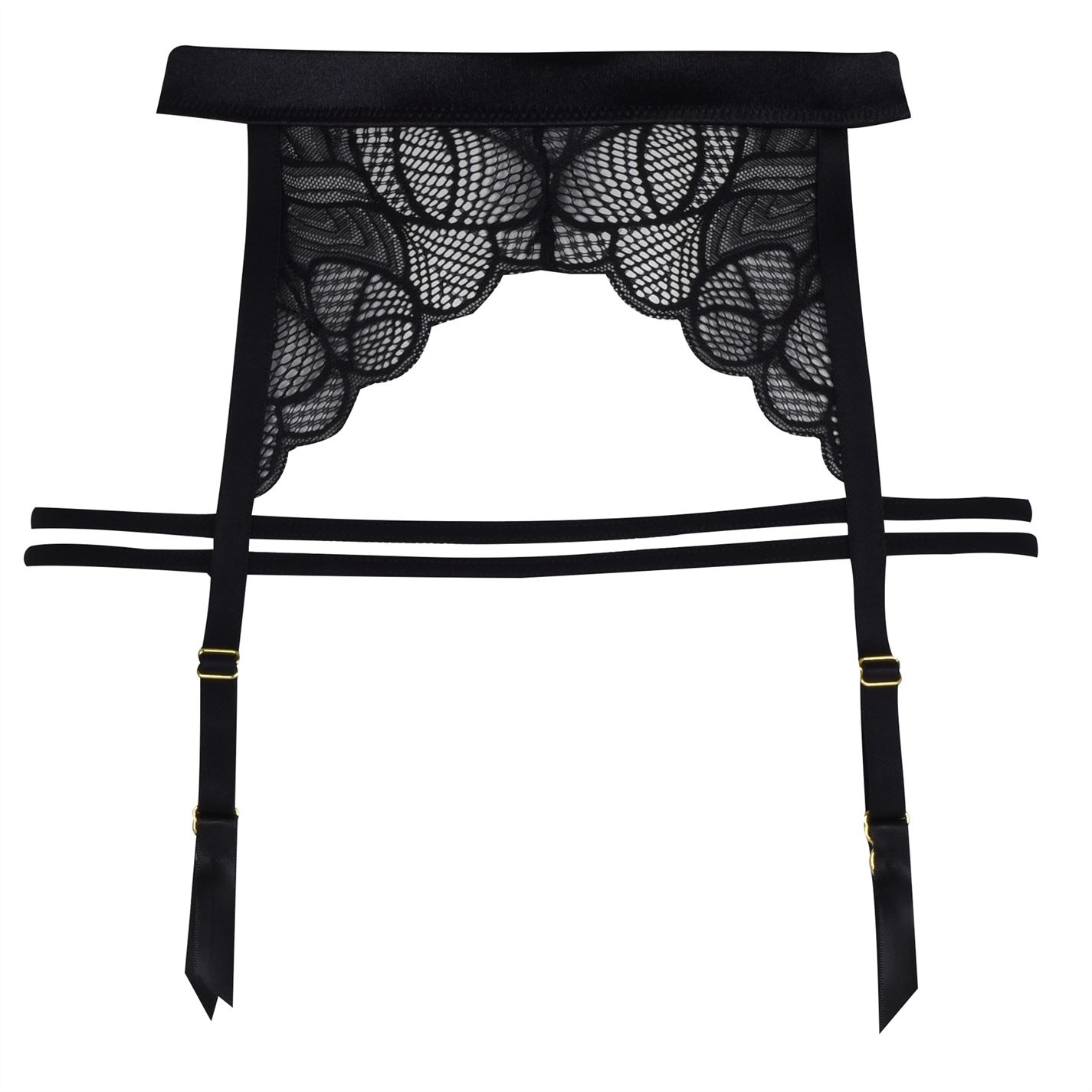 Bluebella Emerson Suspender Belt Black Frasers