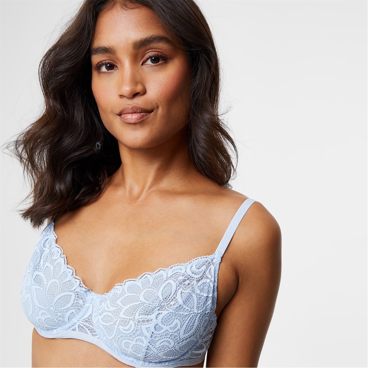 Jack Wills Embroidered Lace Underwire Bra Underwire Bras Frasers