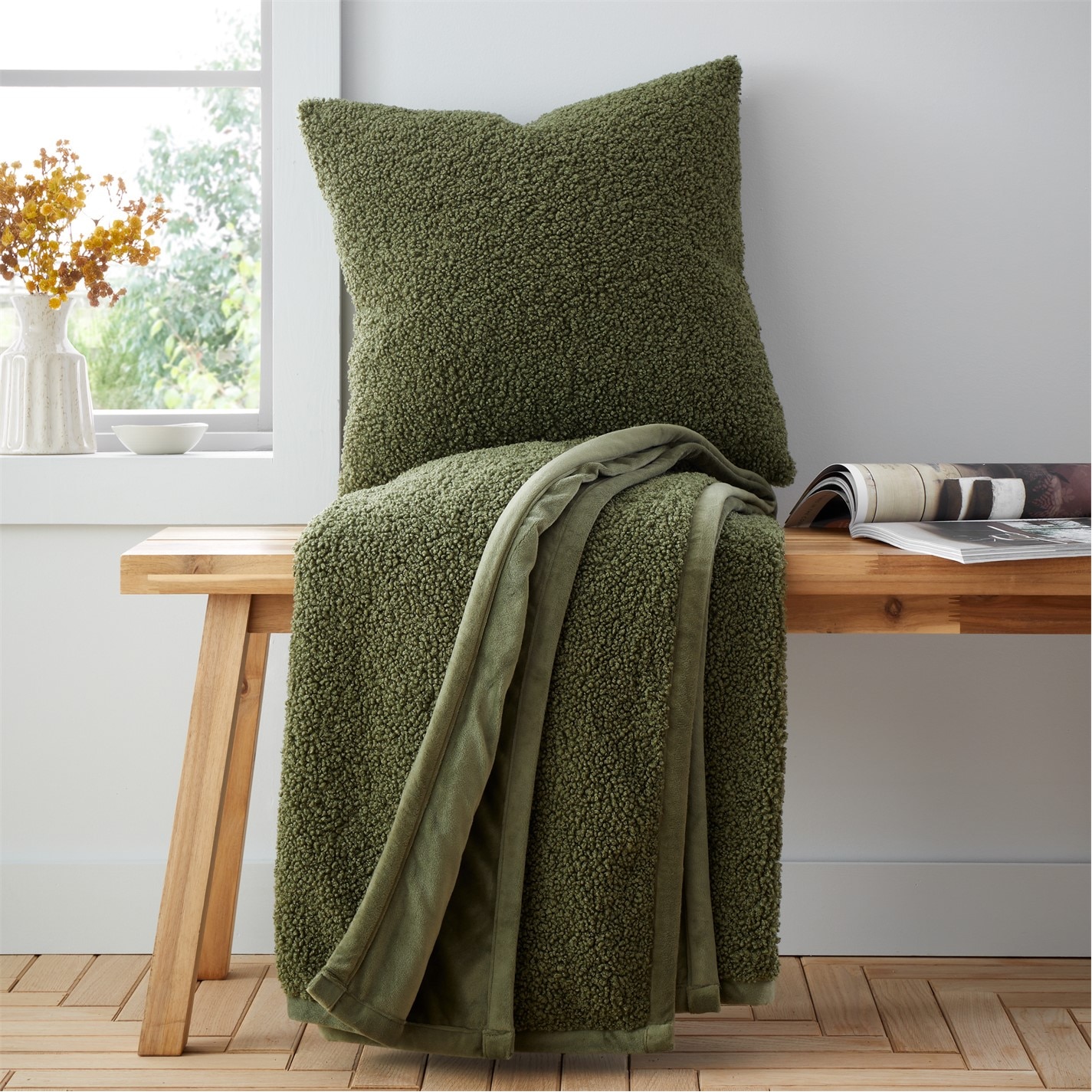 Boucle Catherine Lansfield Throws Blankets Catherine Lansfield So