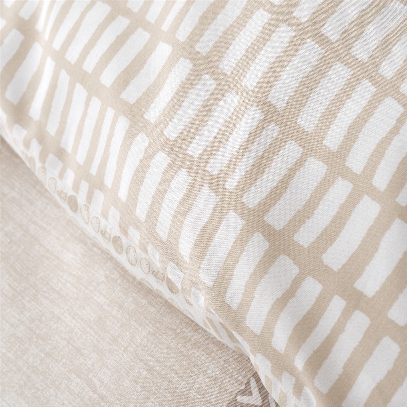 Catherine Lansfield Larsson Geo Reversible Duvet Cover Set Duvet