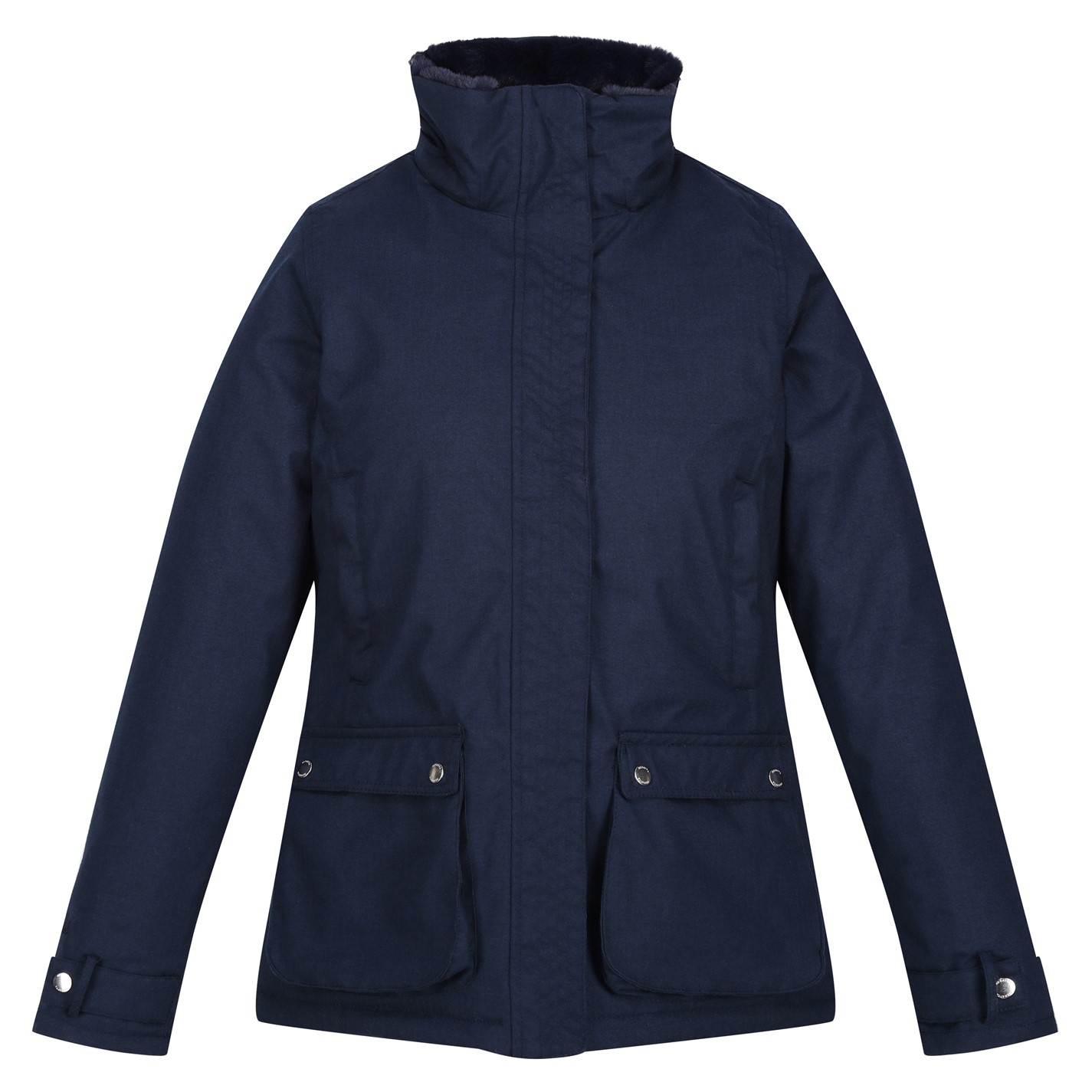 Regatta Womens Leighton Waterproof Jacket (Navy - View #10