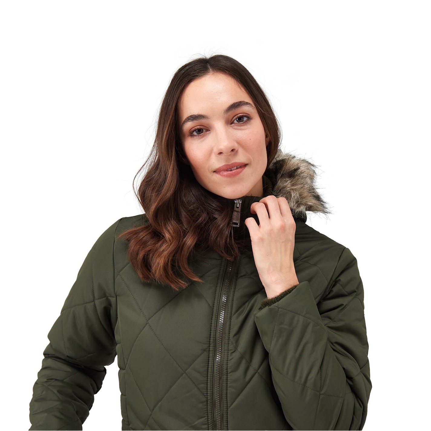 Regatta Fritha Ii Quilted Coat Down Jacket Womens Dark Khaki FRASERS
