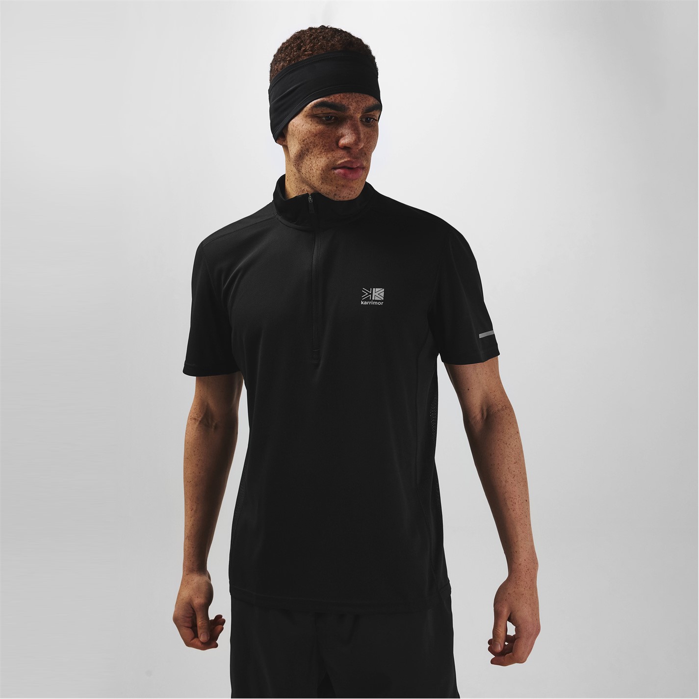 Karrimor Short Sleeve Zip Top Mens