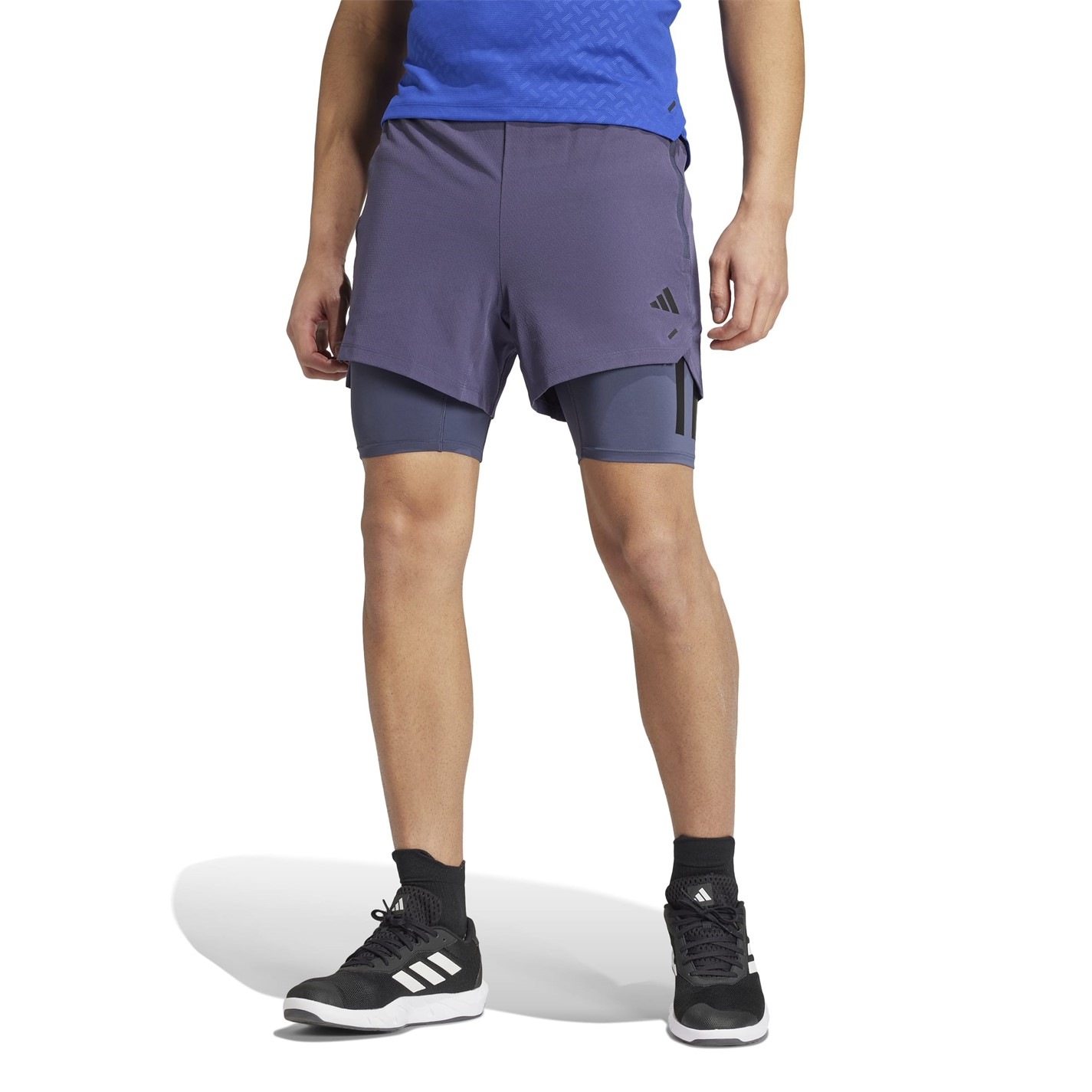 adidas Power Workout Two-in-One Shorts Mens