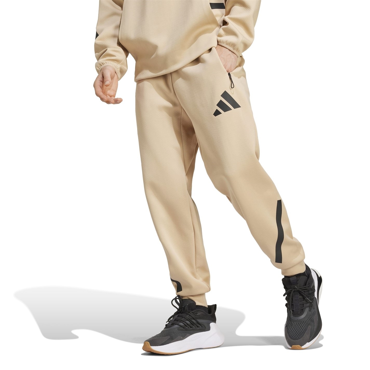 adidas fleece jogging bottoms