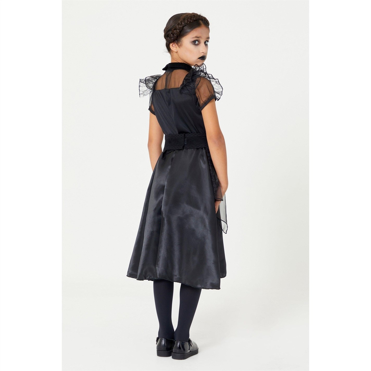 Character | Girls Wednesday Prom Dress Up Costume | Black | FRASERS