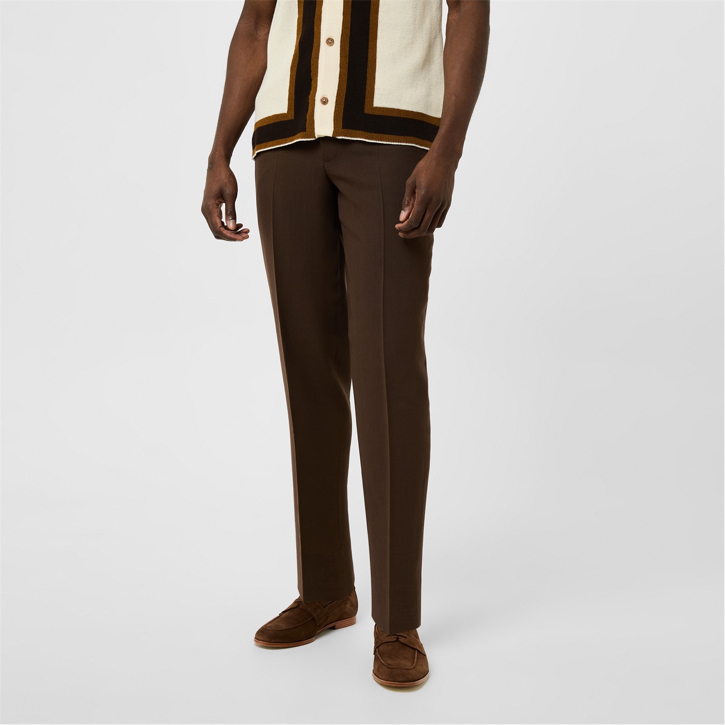 Patrick Grant Studio Frog Tailored Fit Trousers Twill Trousers