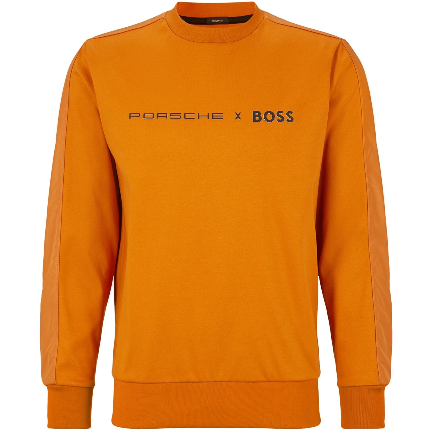 Boss Men's Porsche Crew Sweatshirt Open Orange FRASERS Ireland