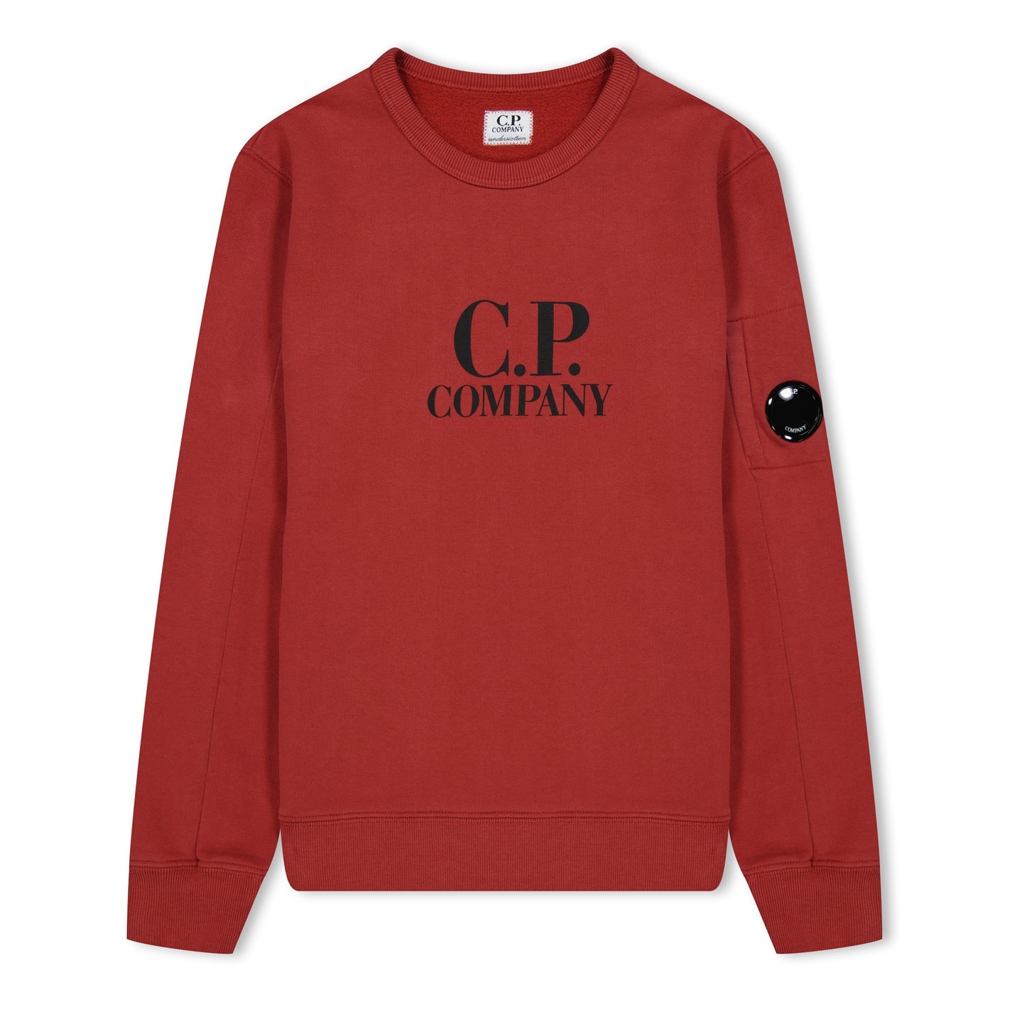 【送料&関税込】C.P. Company Logo Sweatshirt CP Company Chest Logo Sweatshirt White | ONU