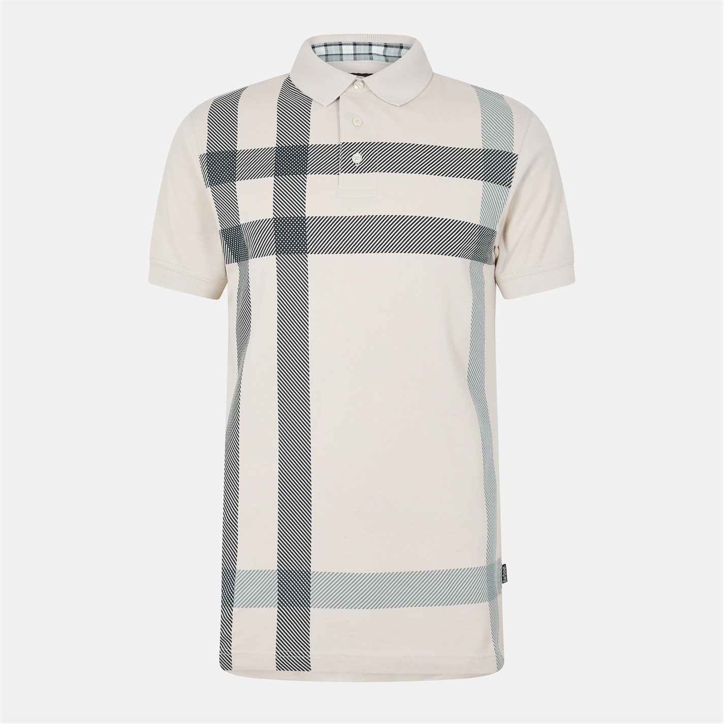 Barbour Blaine Tartan Short-Sleeved Polo Shirt Short Sleeve