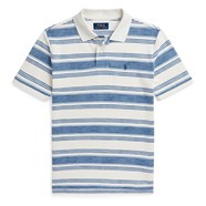 Polo Ralph Lauren Striped Polo Shirt Juniors Patina Stripe FRASERS Polo Ralph Lauren Striped Polo Shirt Juniors Patina Stripe FRASERS