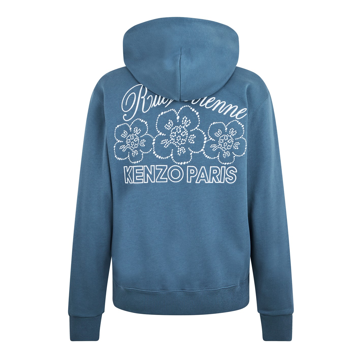 KENZO | Constellation Embroidered Hoodie | Blue | FRASERS Ireland