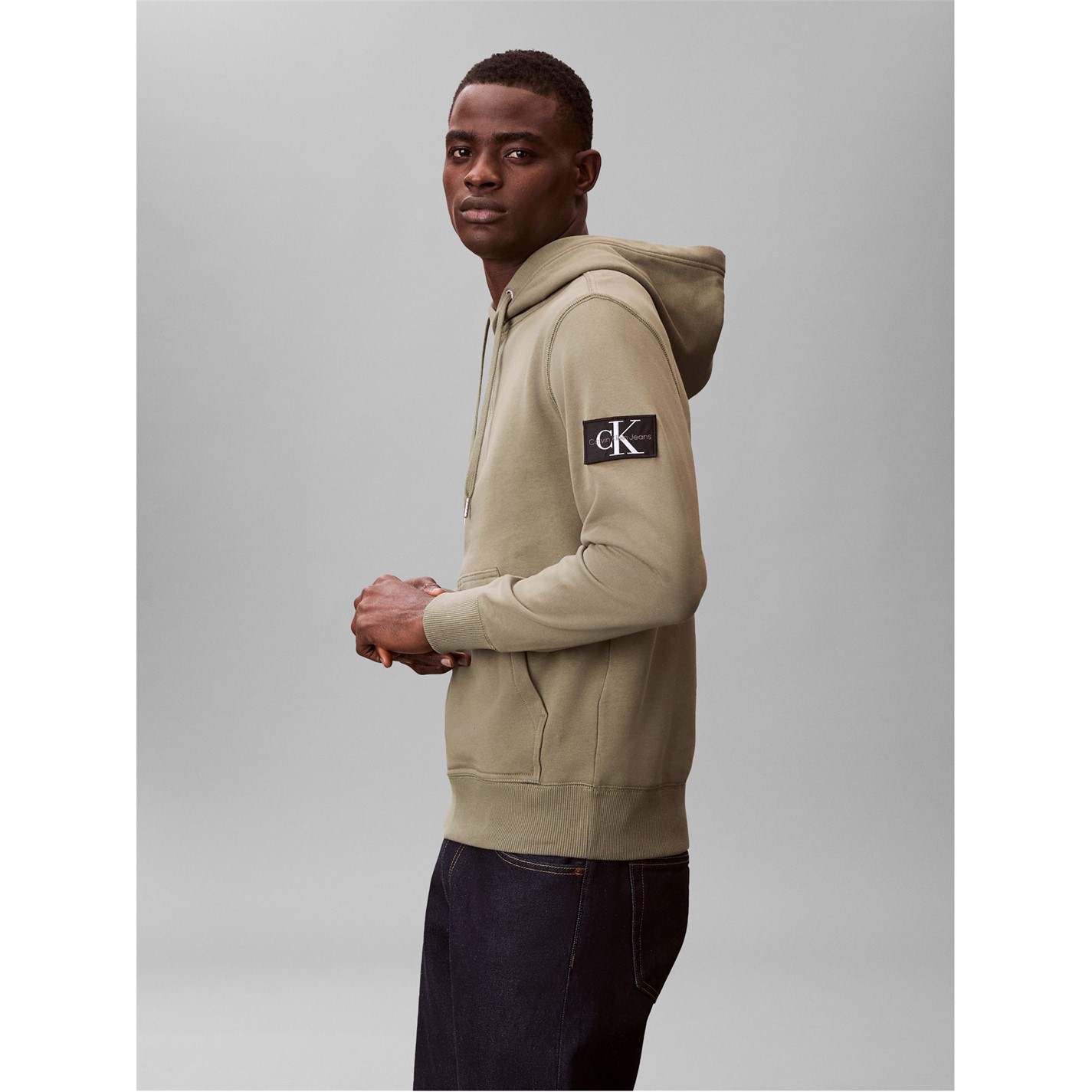 Calvin Klein Jeans | Monogram Badge Hoodie | OTH Hoodies | FRASERS 