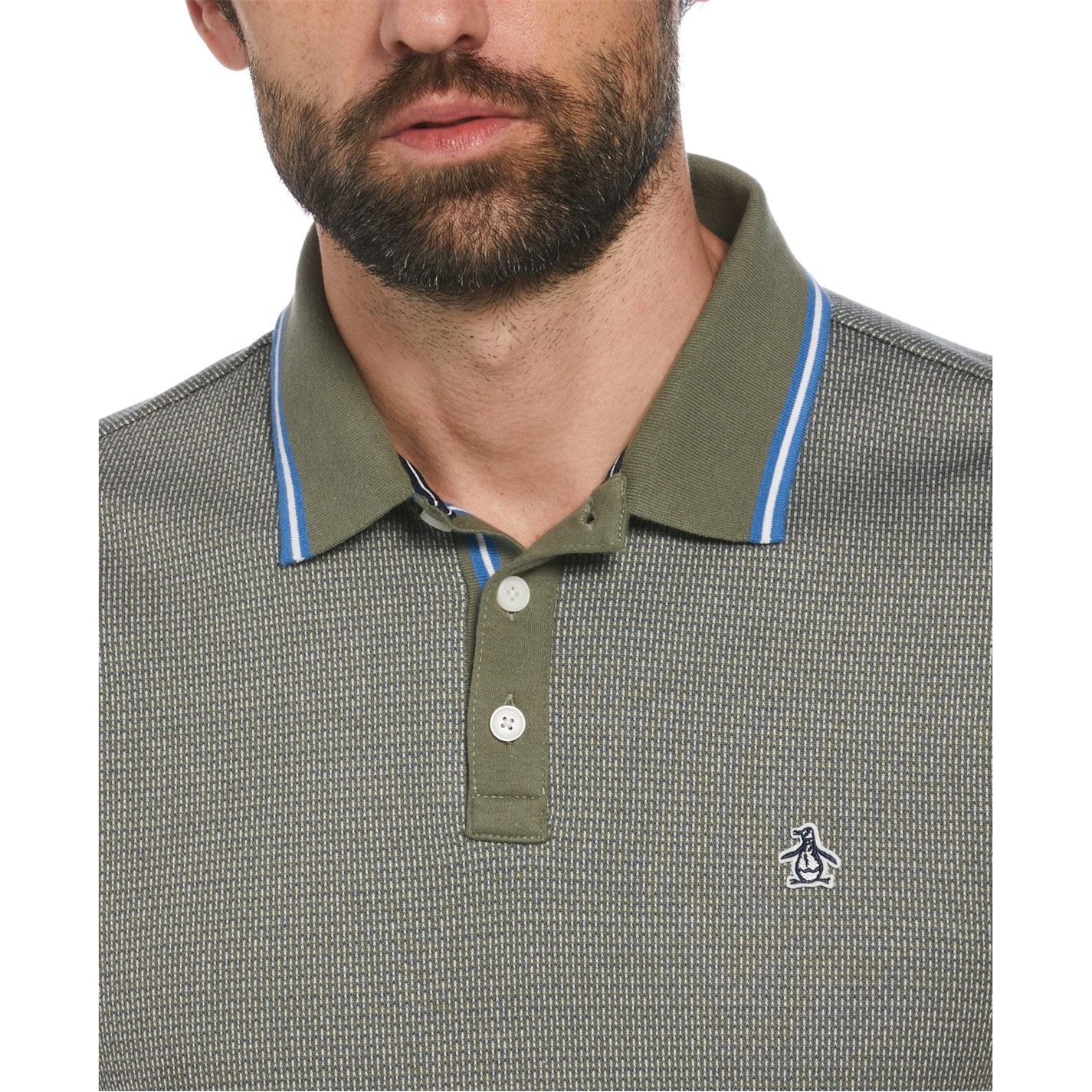 Original Penguin | Jacquard Polo Shirt Mens | Short Sleeve Polos | FRASERS