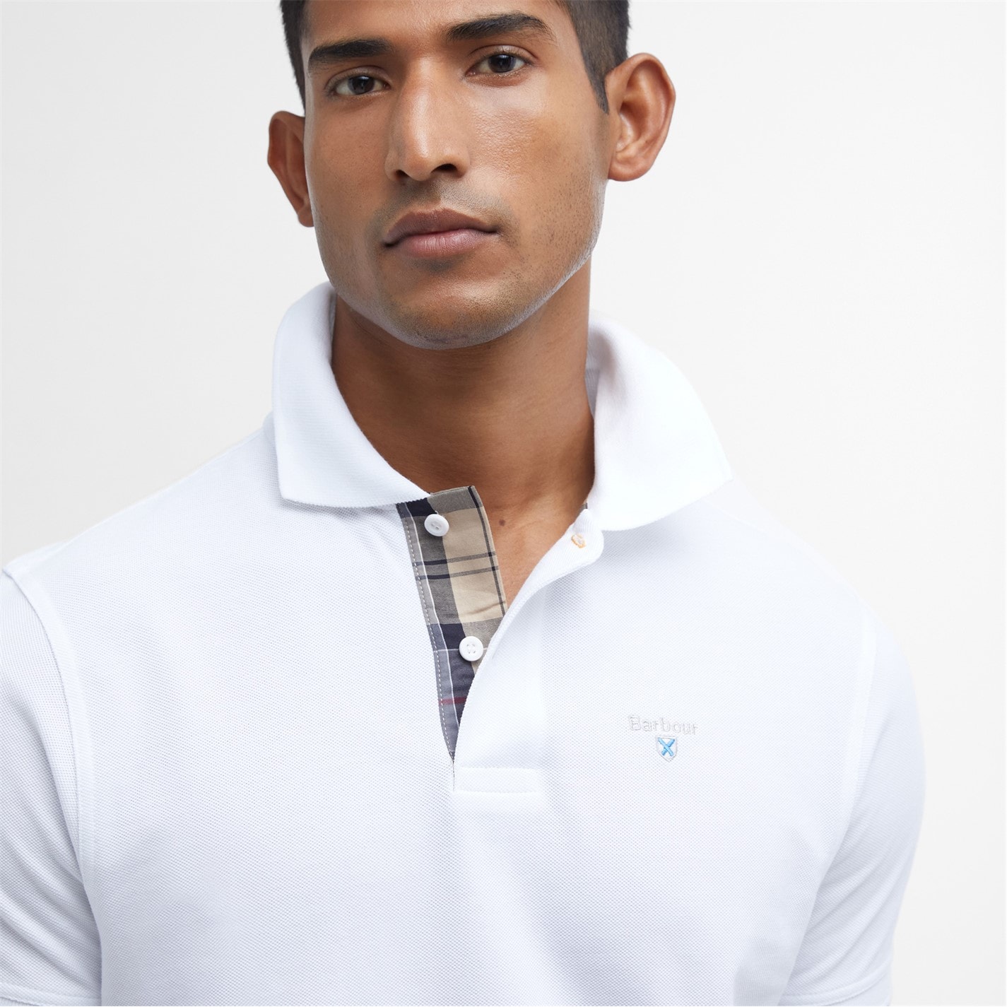 Polo Tartan Pique