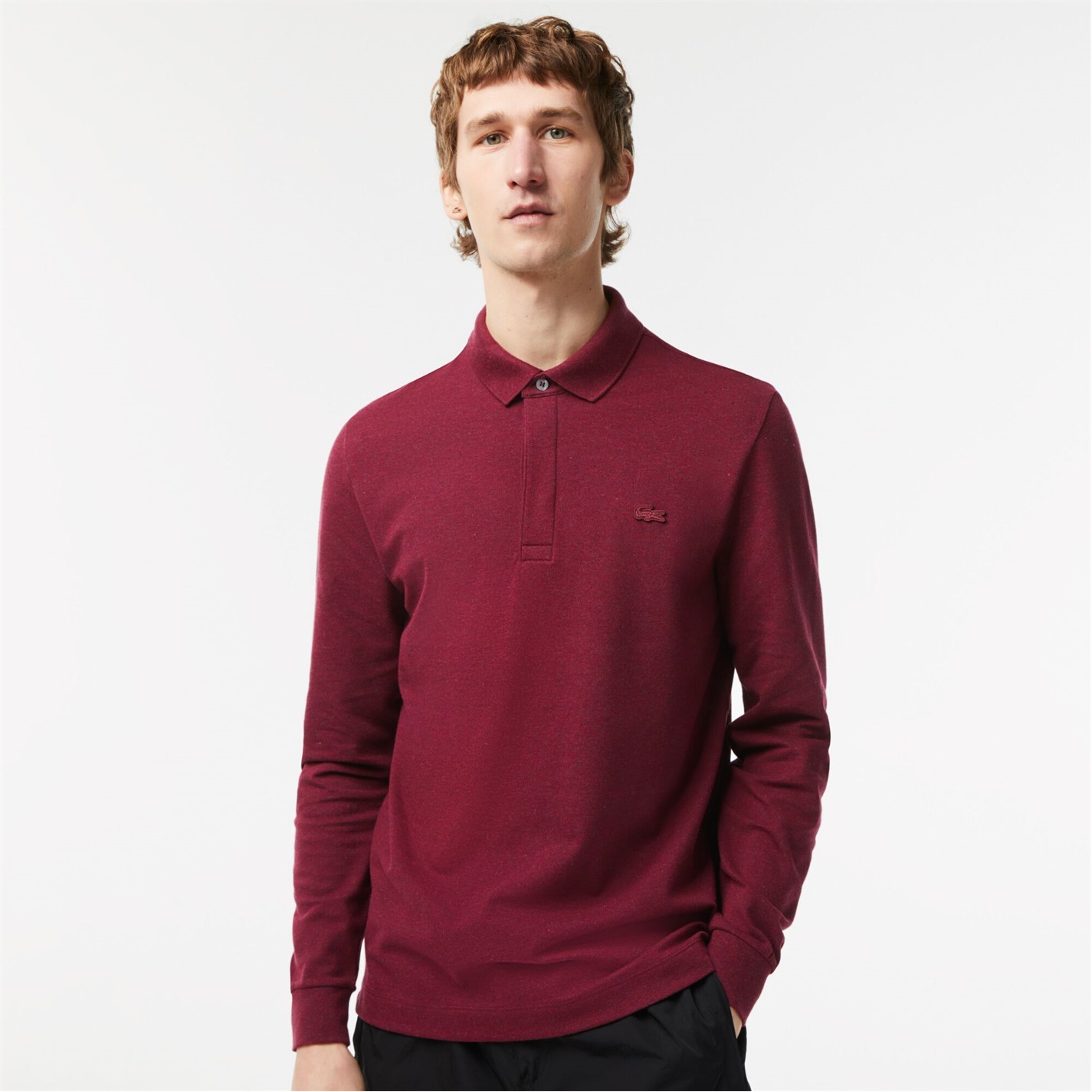 Long-sleeve logo Polo Shirt