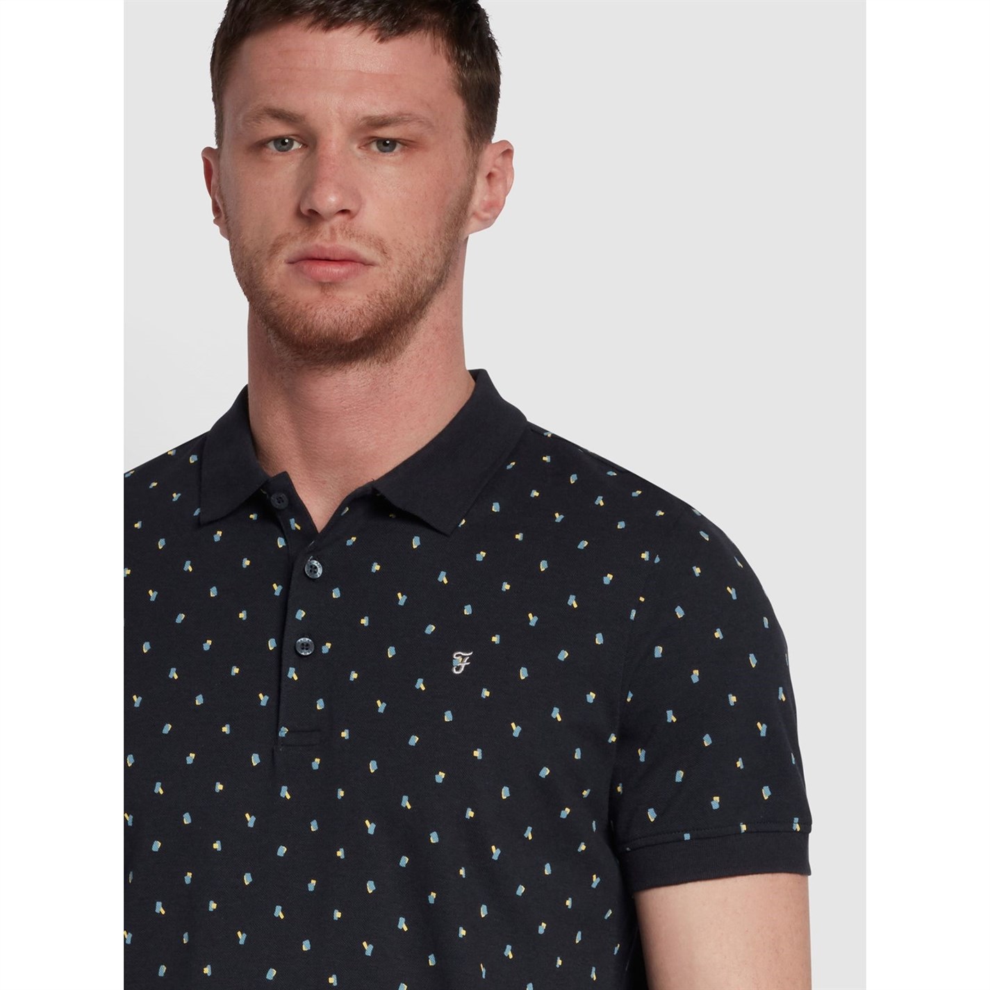 Farah Farah Tonkin Polo Sn99 True Navy House of Fraser