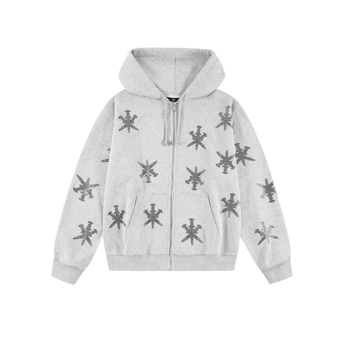 unknown london フーディ S Unknown London White Rhinestone Hoodie XL | eBay