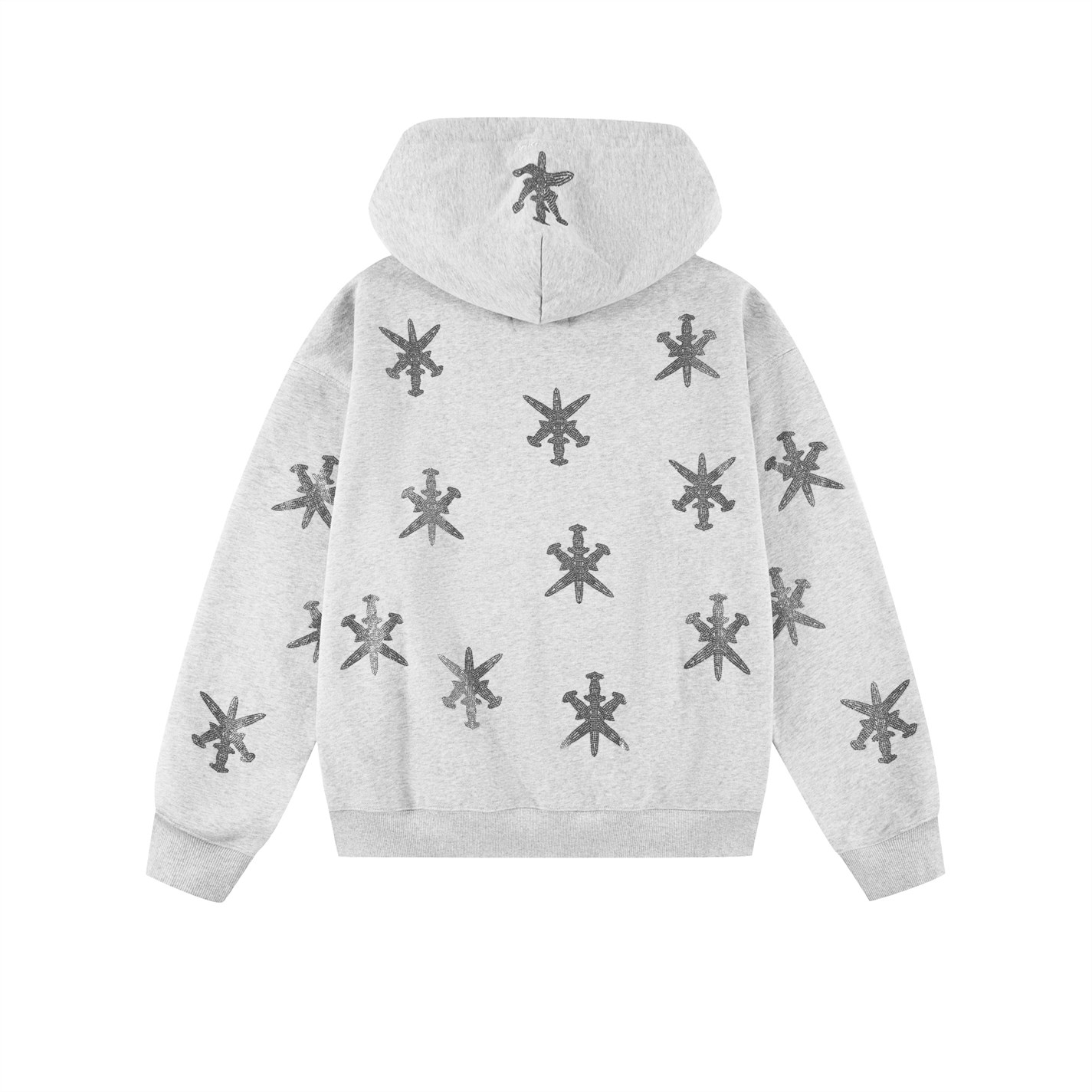 UNKNOWN LONDON | Rhinestone Zip Hoodie | Zip Hoodies | FRASERS