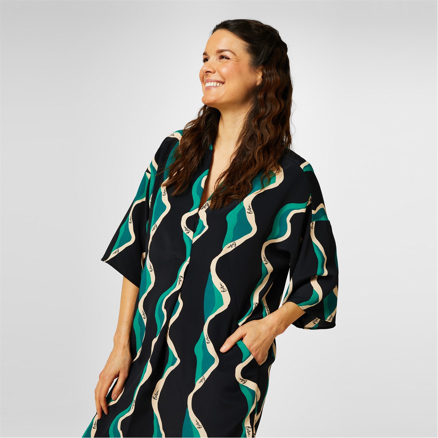 Biba Biba Printed Tunic Dress Graphic Print FRASERS