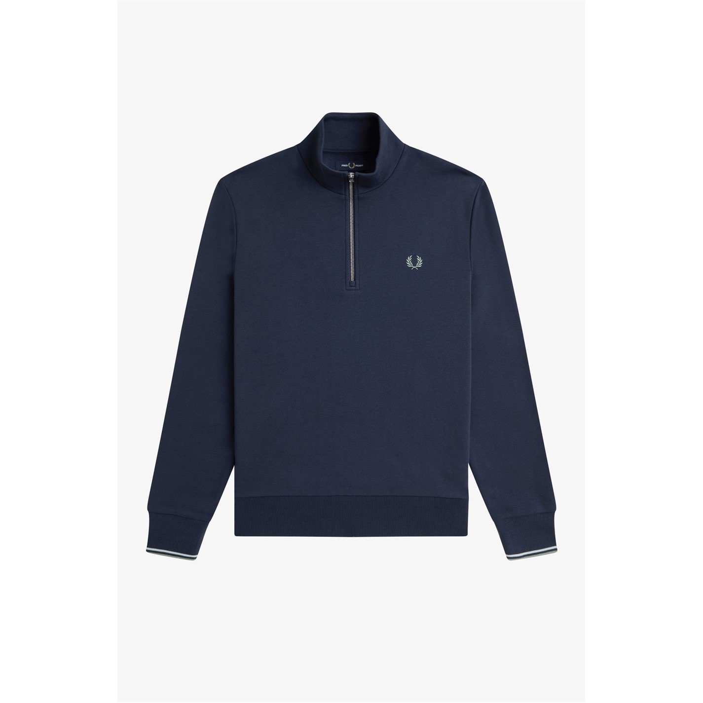 FRED PERRY】 ☆ Chequerboard Tape Half Zip Sweatshirt ☆