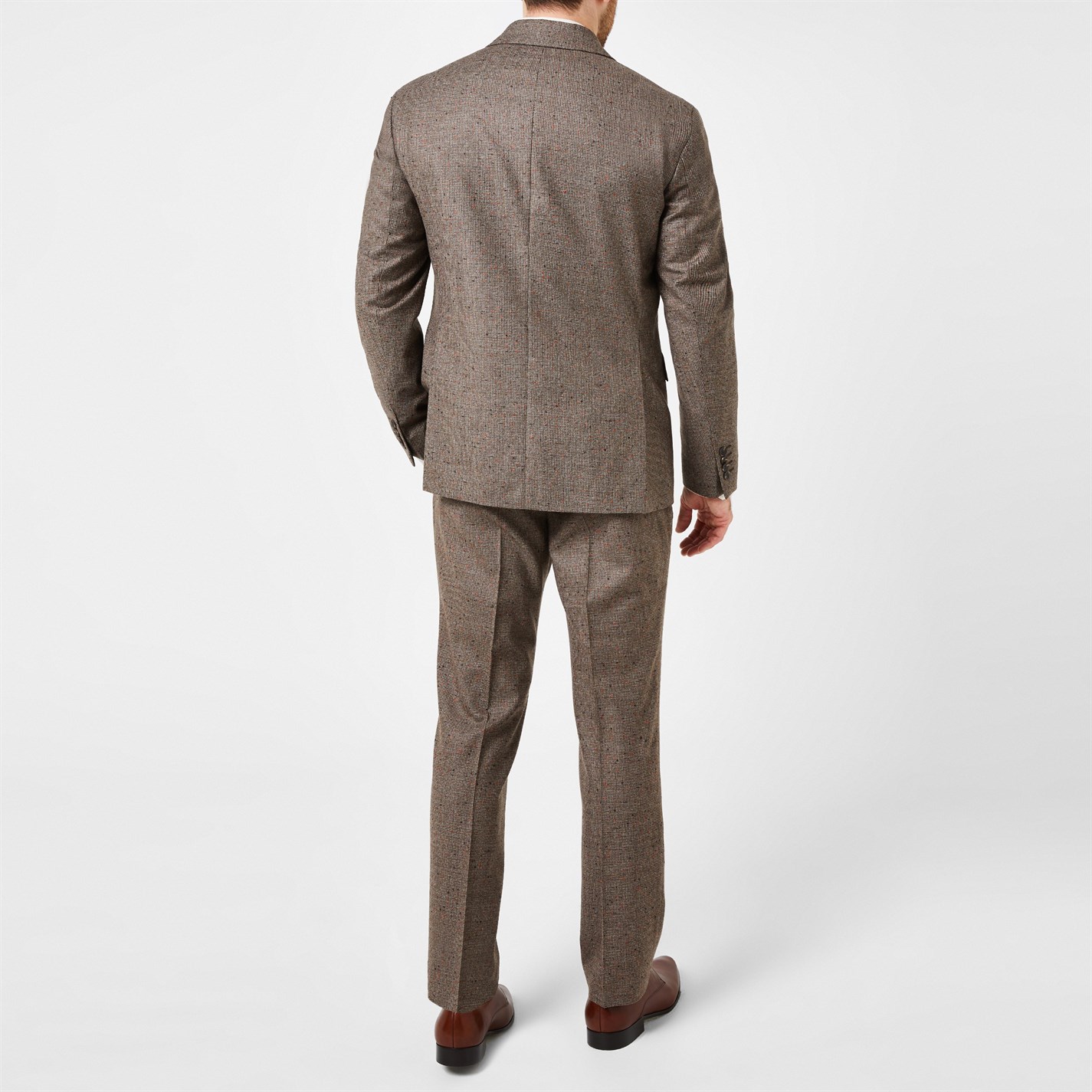 Patrick Grant Studio | Nutter Tailored Fit Donegal Waistcoat | Brown ...