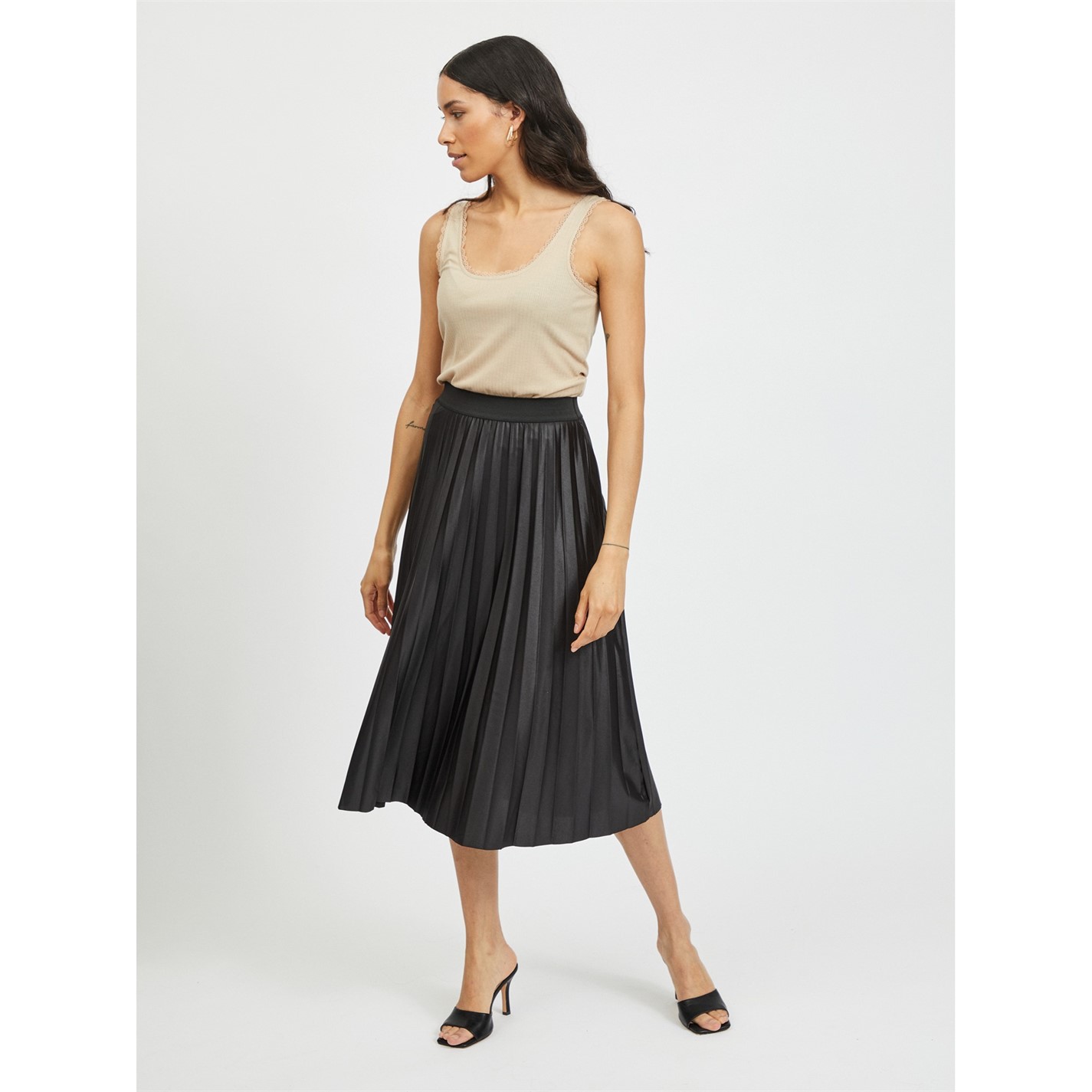 Vila Nitban Skirt Ld00 Midi Skirts House of Fraser