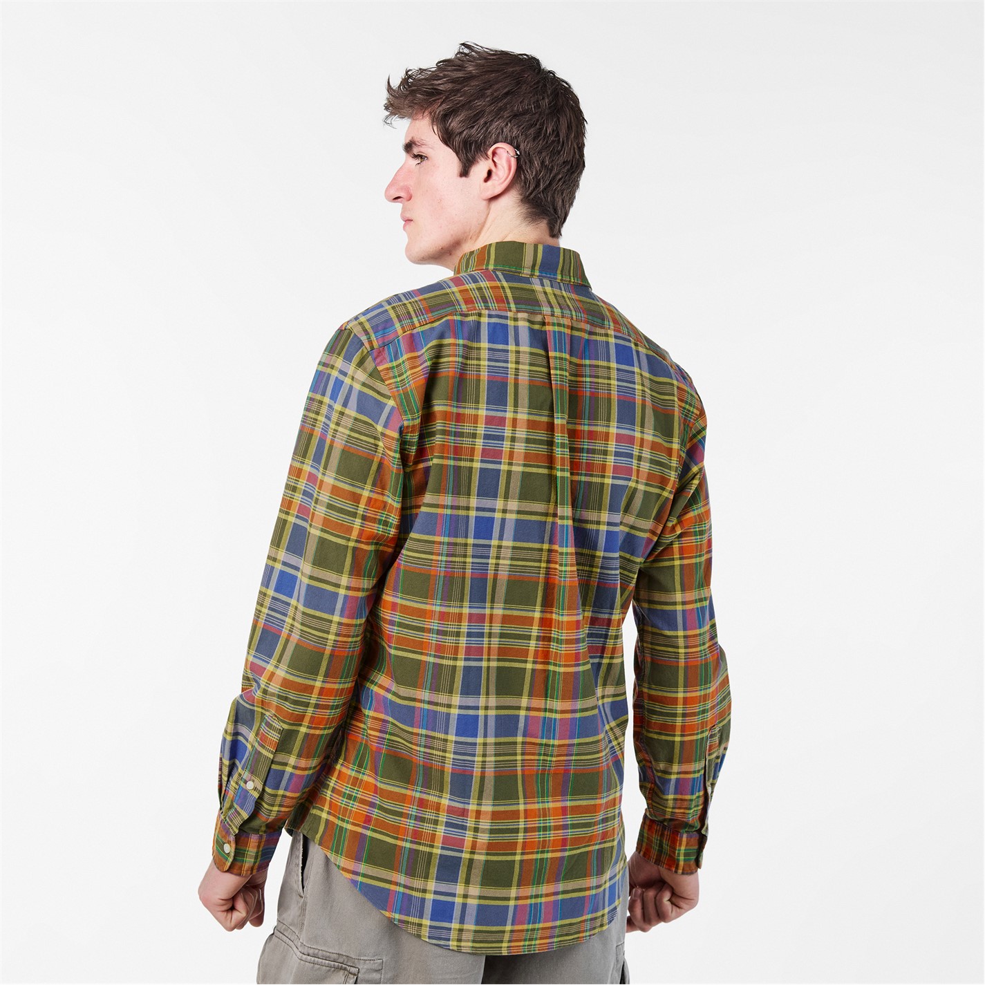 Polo Ralph Lauren | Oxford Check Long Sleeve Shirt | Olive Org