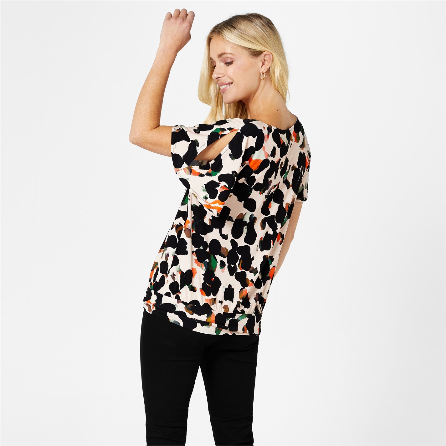 Biba Biba Jersey Top Blouses Short Sleeve FRASERS