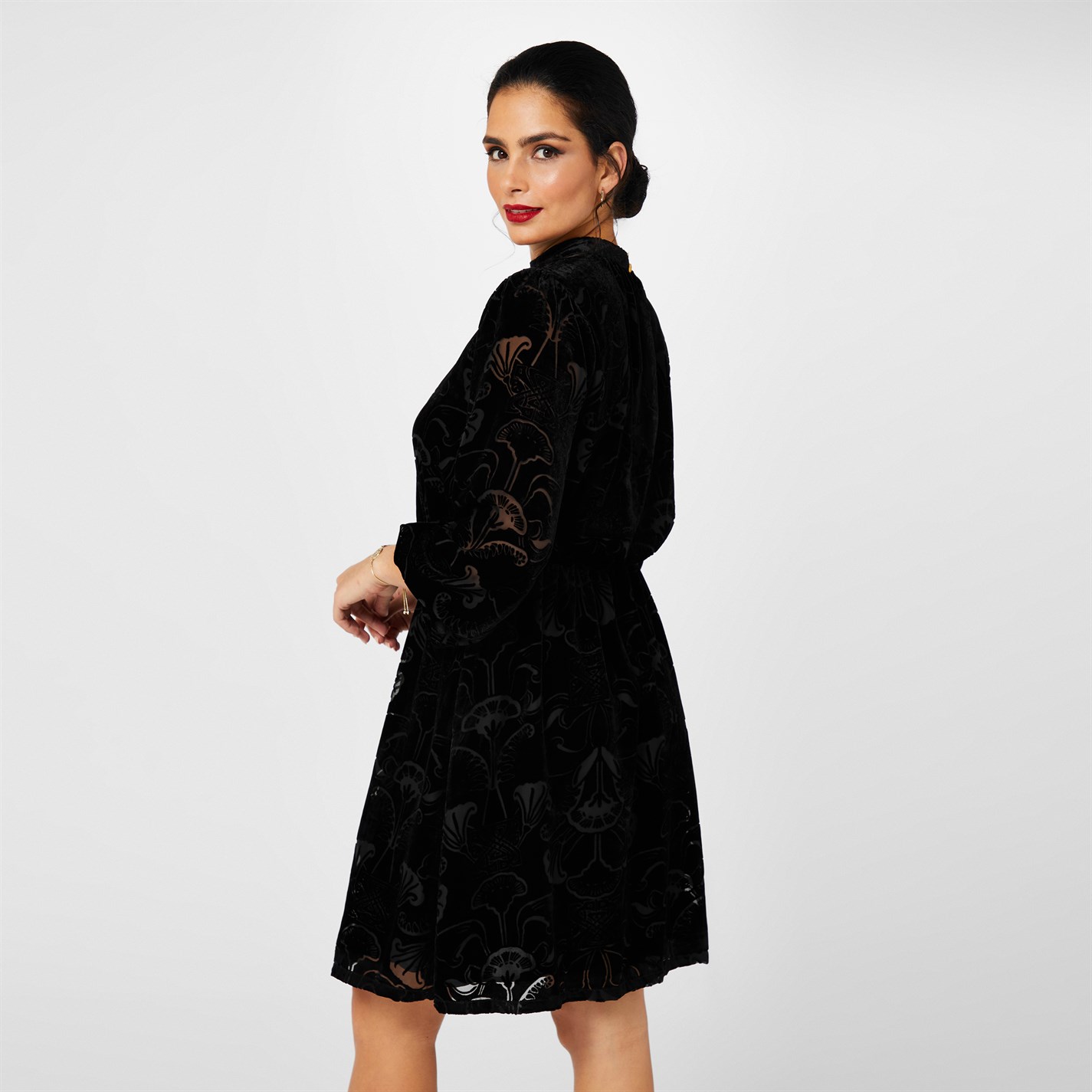 Biba Biba Balloon Sleeve Dress Black FRASERS