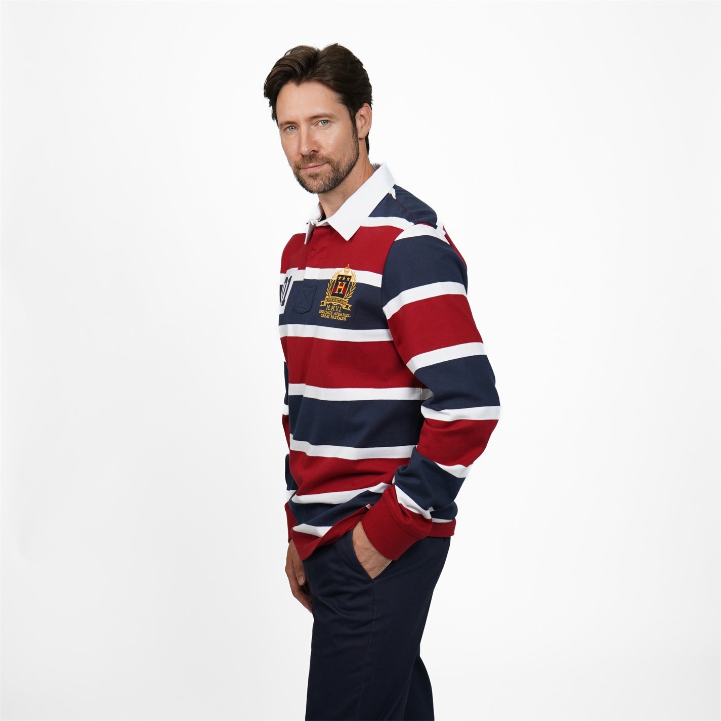 Howick Howick Long Sleeve Rugby Shirt Rugby Shirts House of Fraser