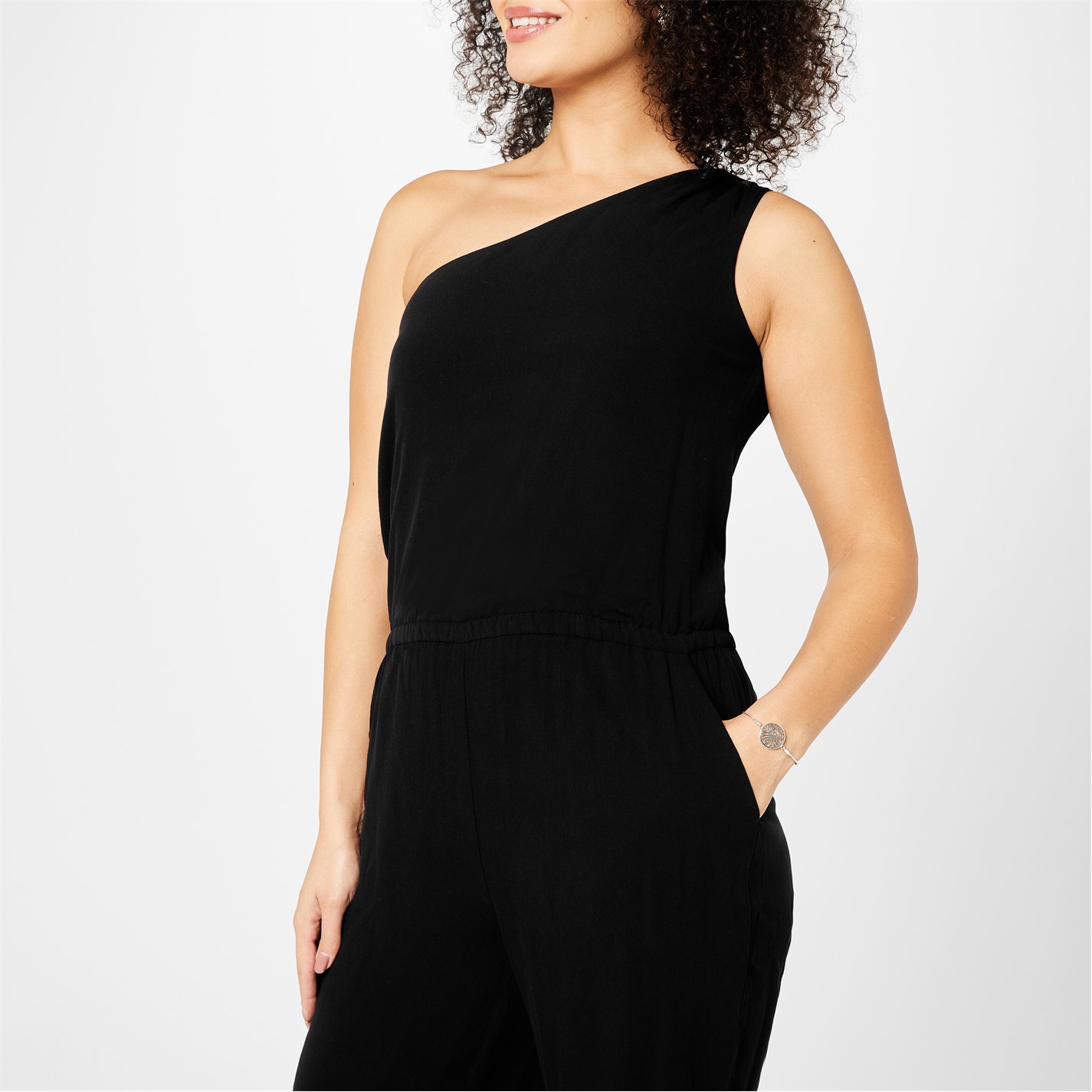 DKNY Shoulder Jumpsuit Black Frasers